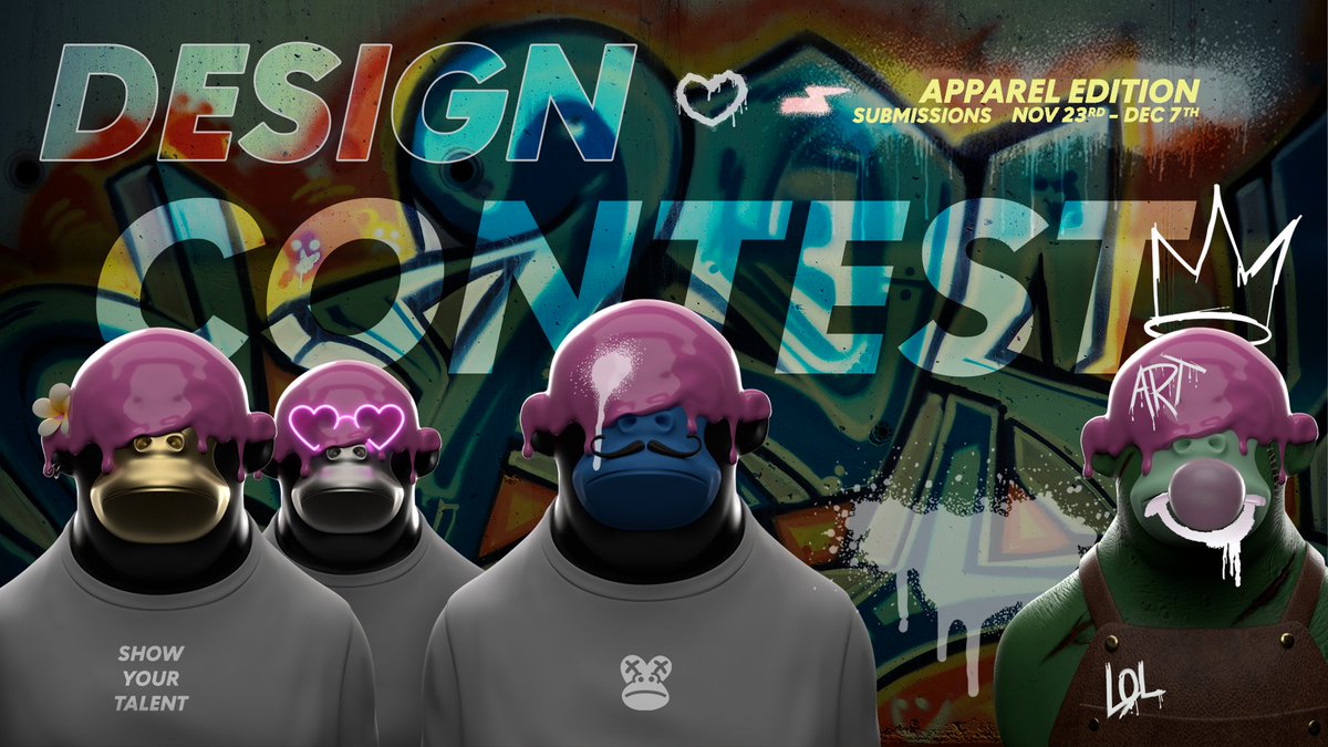 cryptomercy's tweet photo. Splash Your Creativity Across the EAPES Canvas! 🎨
Many prizes 🥇🥈🥉🎫 

See your creation become a star ✨ on our https://t.co/MeeBvLPIXN
May the best win 🏆

#EAPES #EAPESDesignContest #MultiversX https://t.co/aSk0d5PMaN