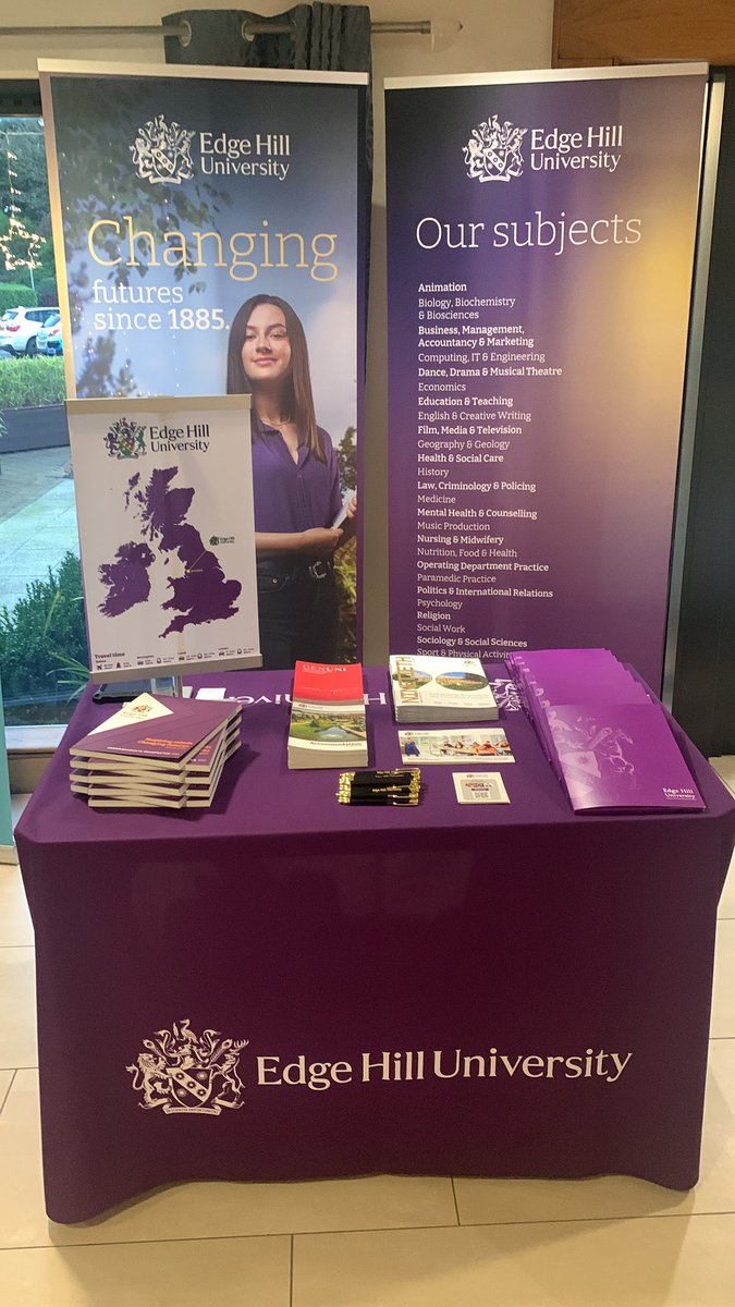 Today Chris has been <a href="/NISCACareers/">NISCA</a> Autumn conference speaking to a range of teachers &amp; advisers across Northern Ireland 🛫🛬

If you are a relevant school/college contact in Northern Ireland, why not sign up for our monthly newsletter 💻

⬇️
tinyurl.com/MailinglistEHU
