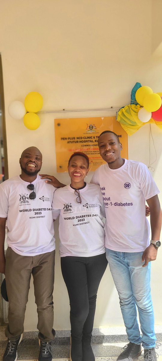 I am happy to have witnessed the commissioning of the PEN-PLUS NCD clinic and training center at Atutur General Hospital, Kumi district together with my fellow voices for PEN-PLUS. #T1D care will surely improve in this region. #T1DAfrica #T1DWarrior #together