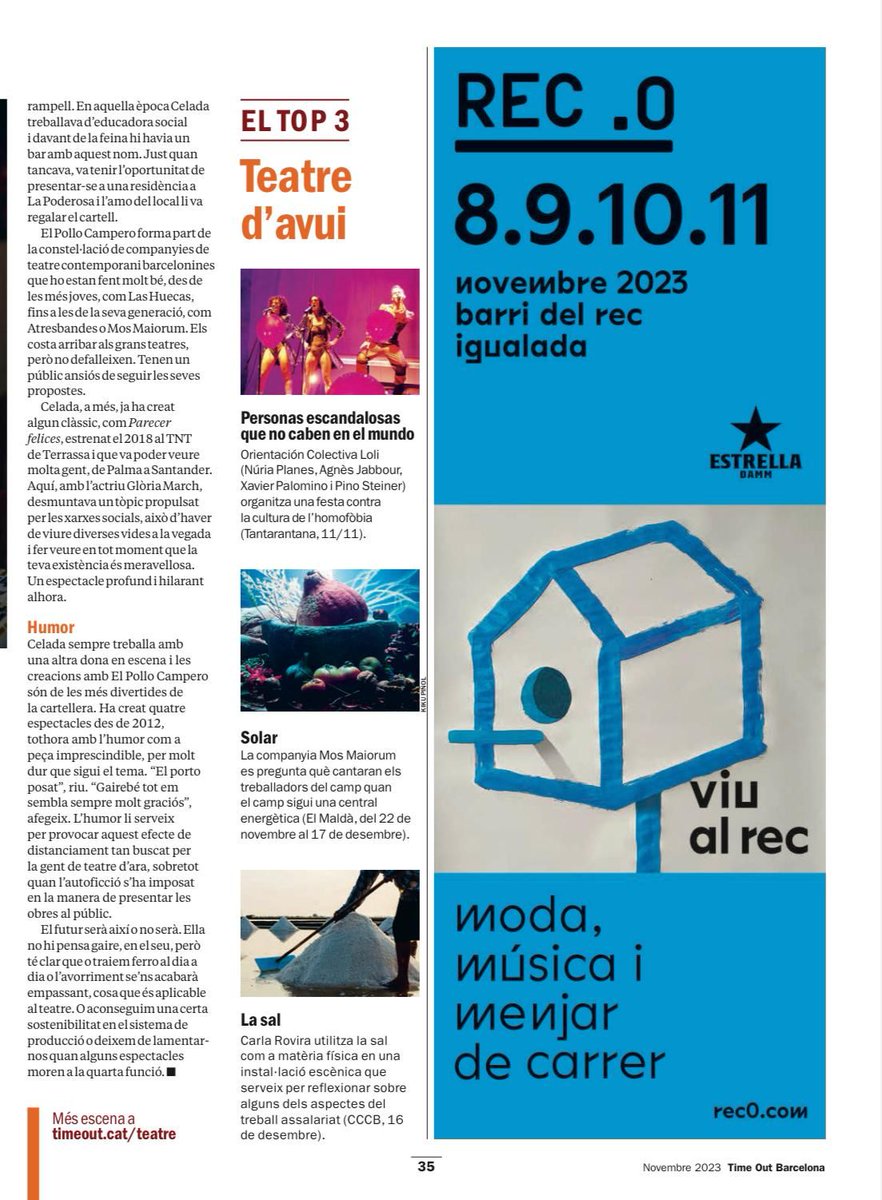 Andreu Gomila (<a href="/andgomila/">Andreu Gomila</a> ) al Time Out (<a href="/TimeOutBCN/">Time Out Barcelona</a> ) sobre:  

📍EL FUTURO - El Pollo Campero, comidas para llevar
<a href="/LasPolloCampero/">ElPolloCampero,ComidasParaLlevar</a>

Del 30 novembre al 3 desembre a les 20:00.  

El futur és una especulació. El futur no existeix. Imaginem el futur, contínuament.