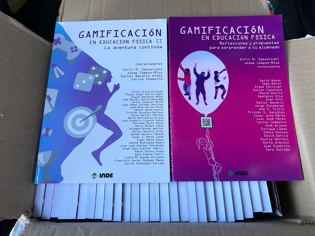 ¿Estás interesad@ en saber más sobre la #gamificación en #edufis? 

En estos libros podrás encontrar consejos y propuestas prácticas llevadas a cabo en las aulas de las diferentes etapas educativas. 

Si quieres hacerte con ellos, escríbeme y te diré cómo empezar a disfrutar 💫🚀