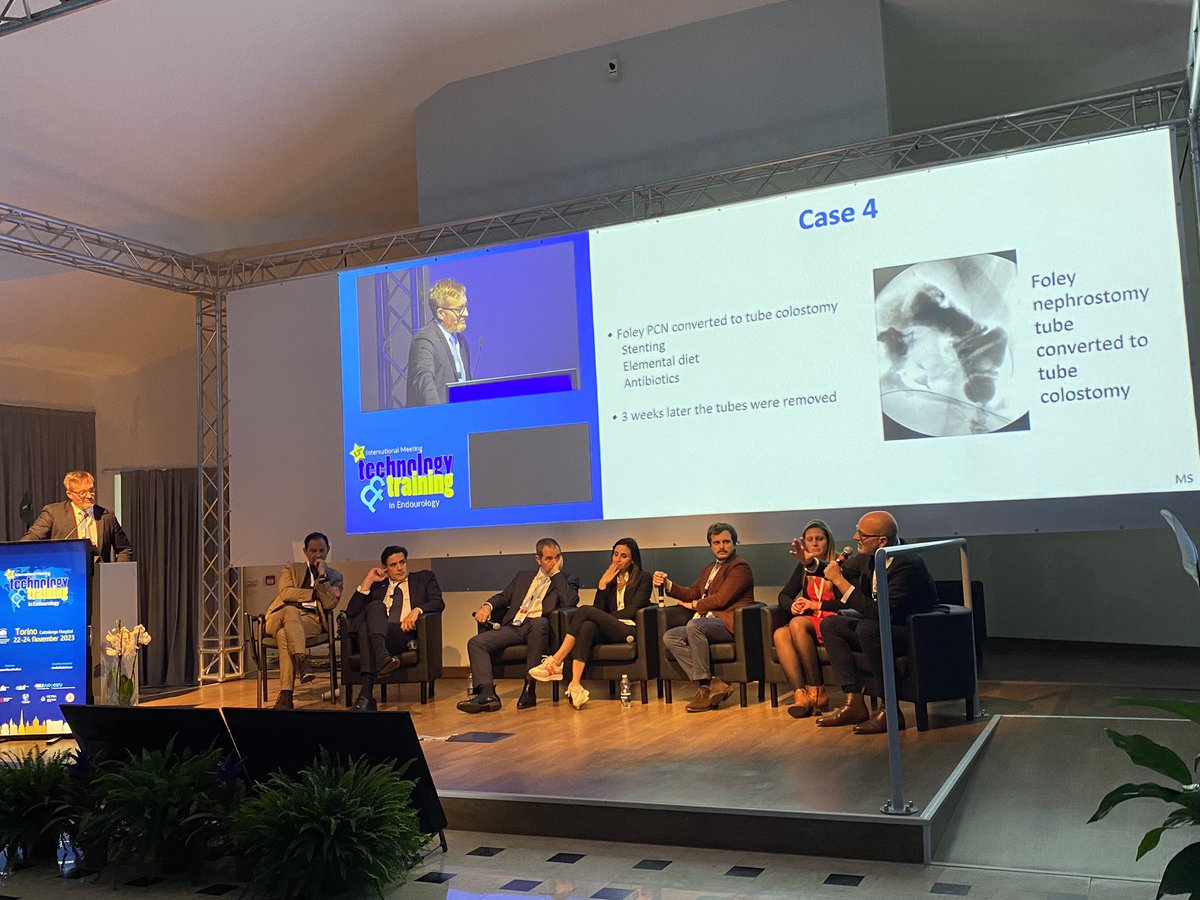 Incredible round table on complications in endourology ! What a wealth of experience shared by an expert panel ! @evanliats @oangerri @GoumasUrologia @ameliapietr1 @sproietti81 @MicheleTalso @mario_sofer #tnt23