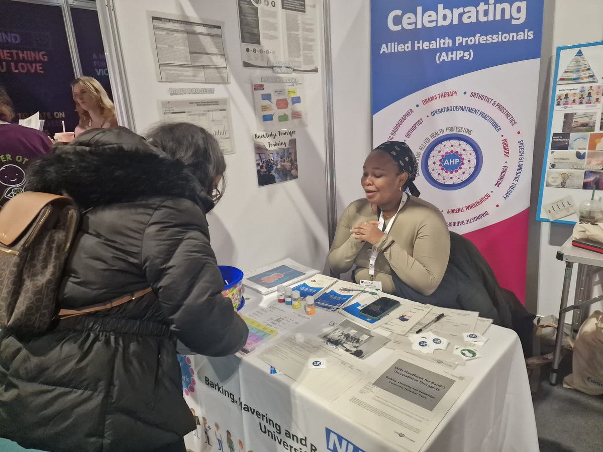 Final day at the OT Show… a great opportunity to talk about all the stuff going on within Therapies and within the Trust!! #theotshow <a href="/TheOTShow/">The OT Show</a> <a href="/BHR_AHPs/">BHR_AHPs</a> 🥳
