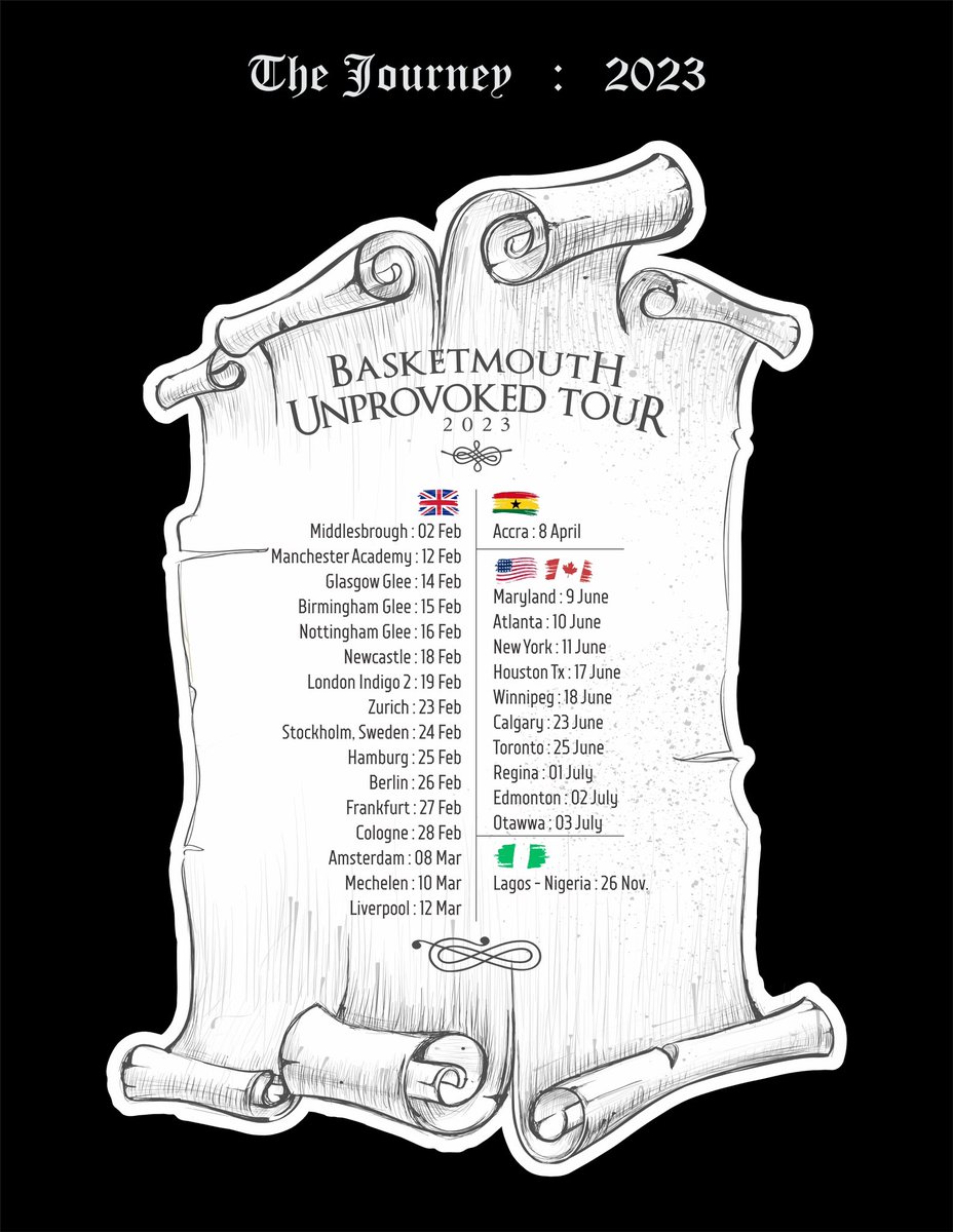 Big thanks to everyone that supported the Unprovoked Tour, you guys rock. 

See you on Sunday Lagos. 

Limited tickets available! 

ticketsir.com/events/14D9D80…