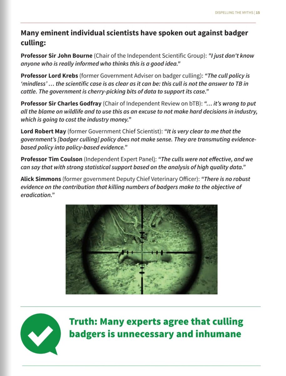 cliveswinsco's tweet photo. The only "closed minds" are those of @DefraGovUK aka #Deathra ; the "professional help" they need must arrive via a full & independent #PublicInquiry ...
#BOVINEtb is in the Herd 🐄,
NOT the Clan 🦡🦡 @BadgerTrust @euro_badger @BadgerlandCoUk #StopTheCull 🦡🦡 https://t.co/6qv03XyEDH