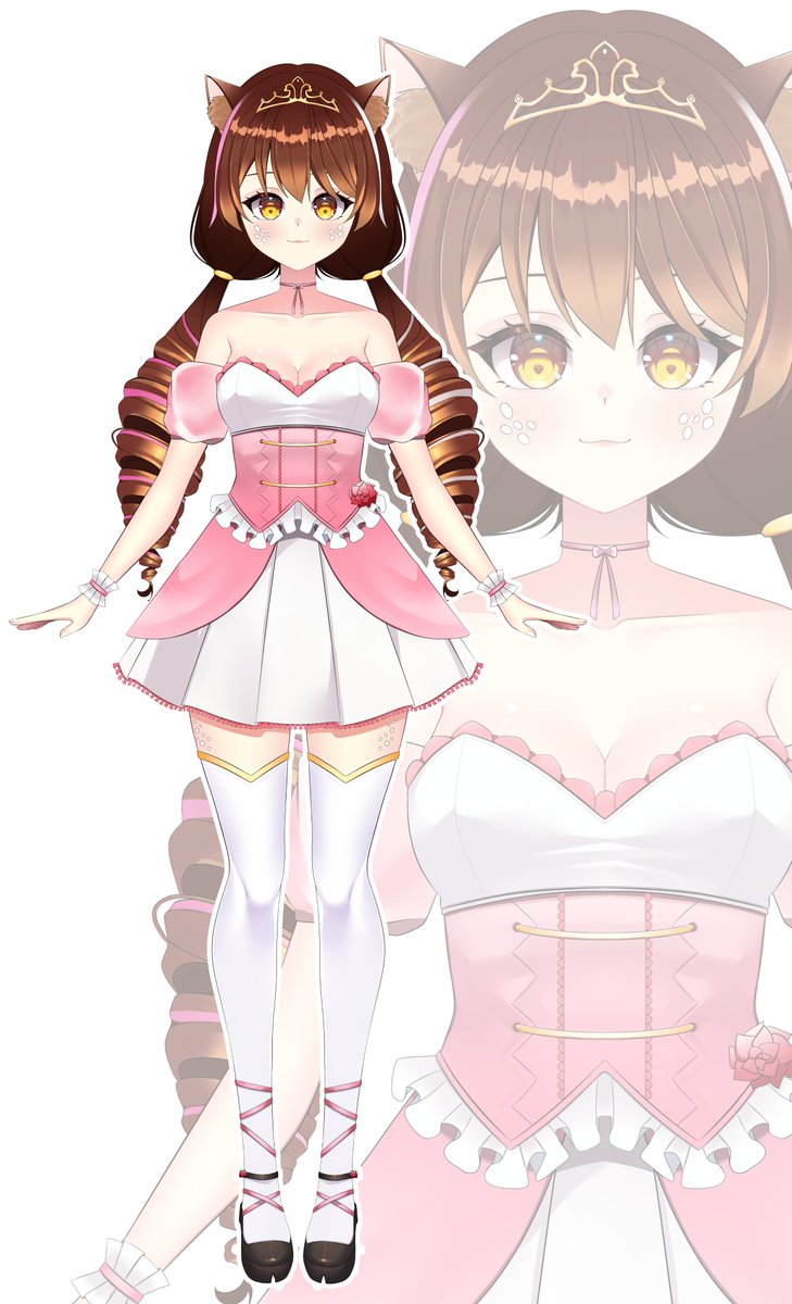 Model i made some time ago for @Ikki_PuduVT  ✨✨

#vtubermodel #vtuber