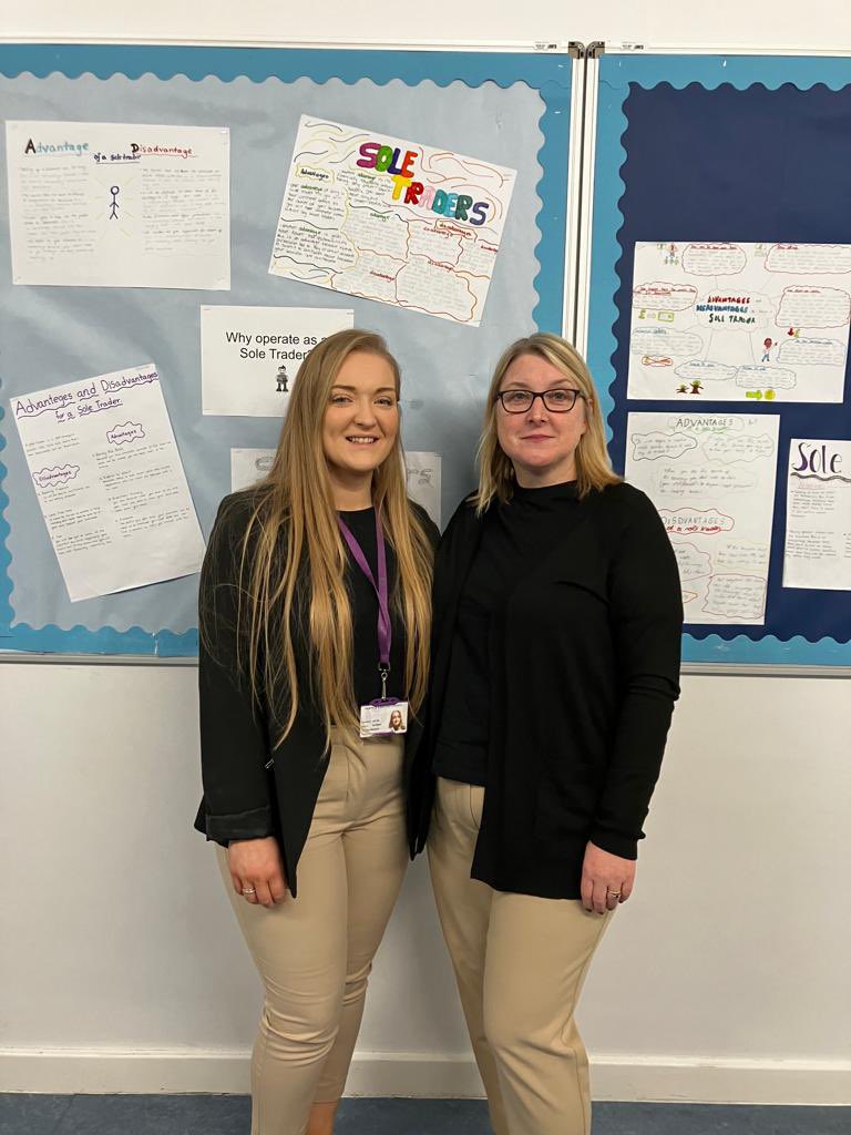 BusEd_CompSTJ's tweet image. Mrs Sandilands and Mrs Winwood must be spending too much time together! 😊