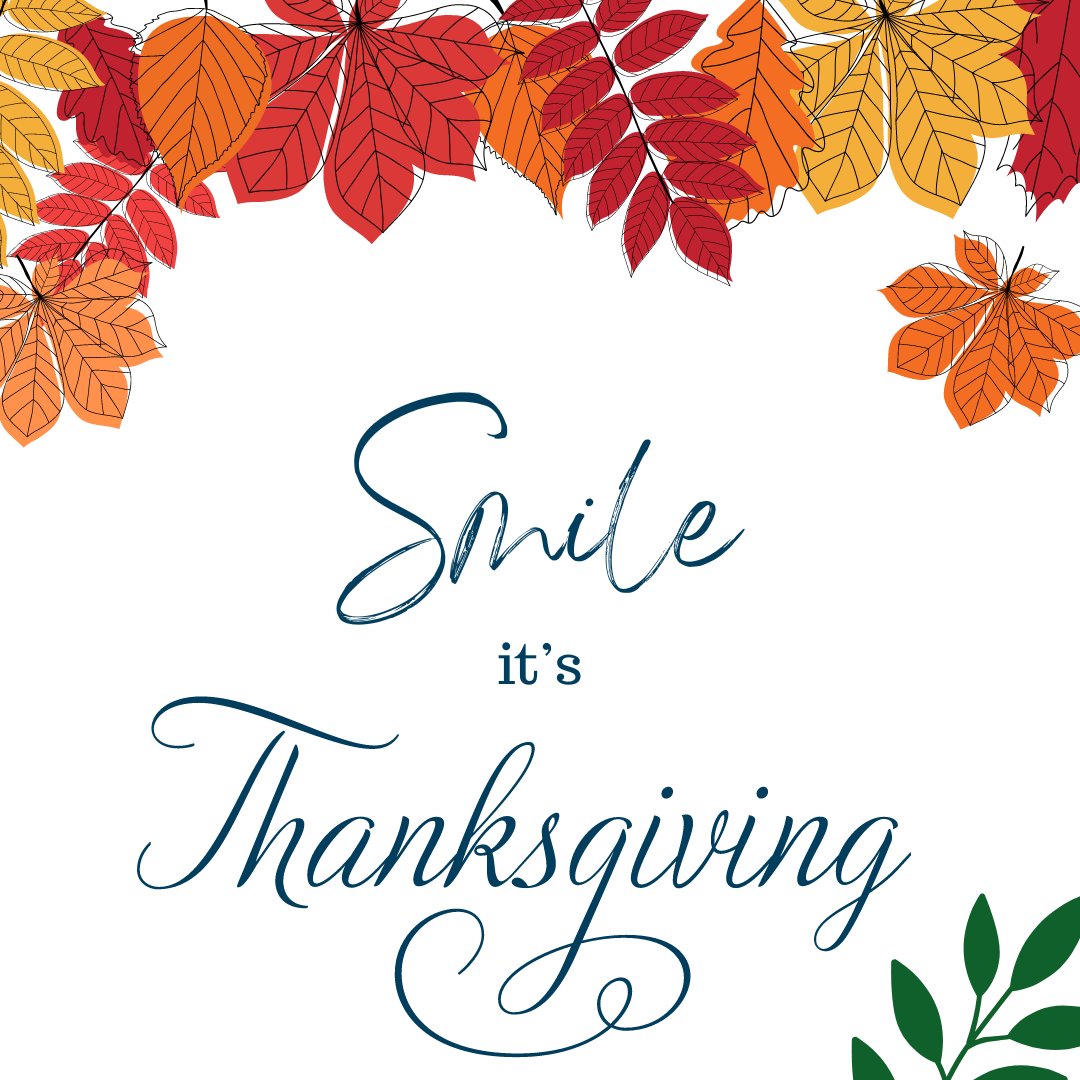 nicomaparkdent's tweet photo. Happy Thanksgiving from all of us at Nicoma Park Dental! 🦃 https://t.co/HB785k07CV