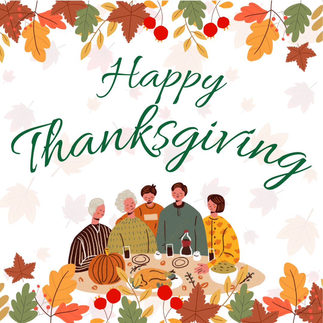Wishing everyone a Happy Thanksgiving🍂🦃 Let us know what you're thankful for in the comments.
