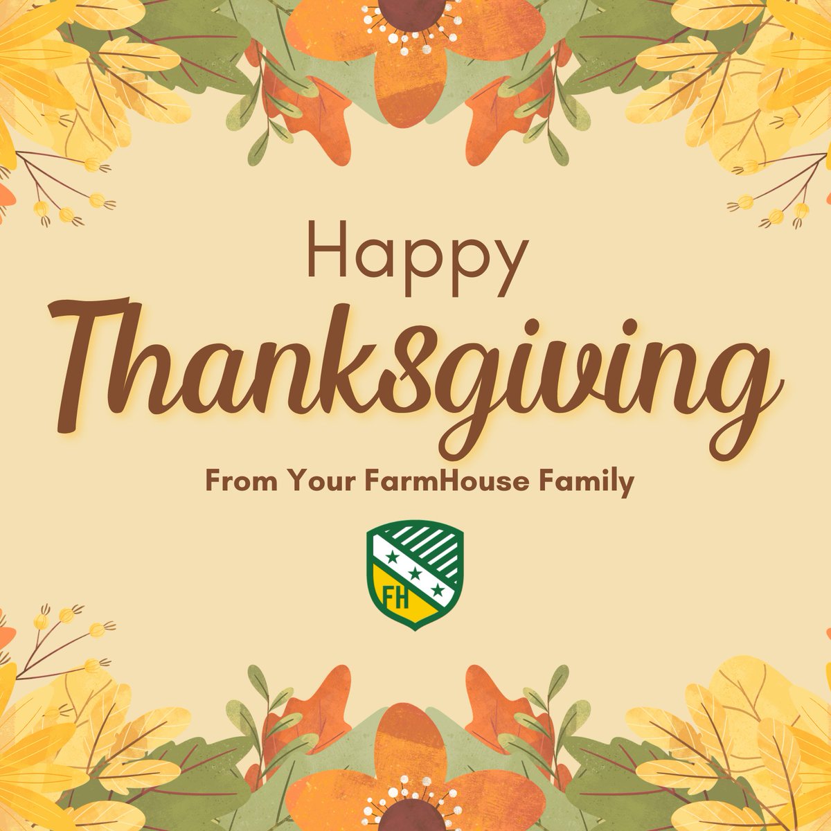 Happy Thanksgiving to all our FH members, friends and family! We hope this season brings you moments of joy, gratitude and togetherness with your friends and loved ones.