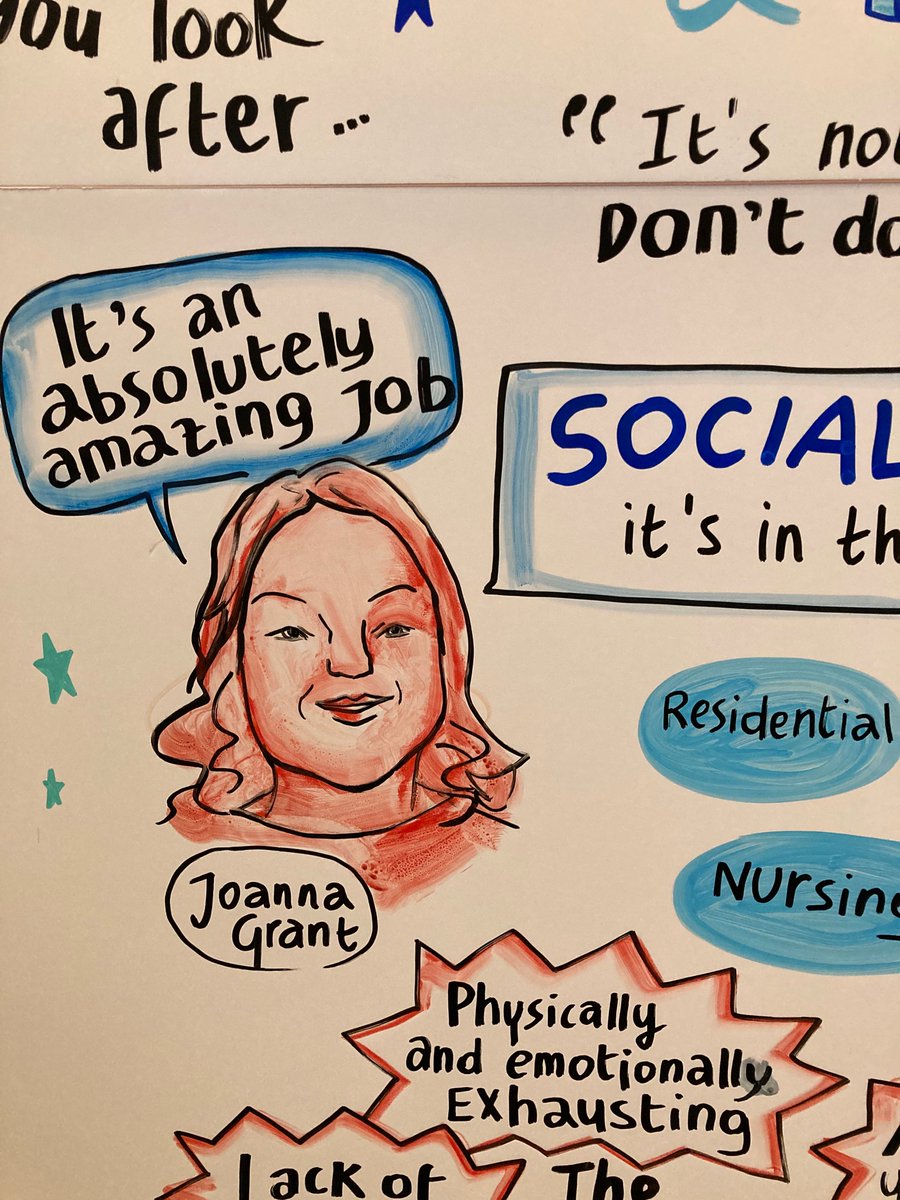 Absolutely incredible live artwork being done to mark #NursingSupportWorkersDay! @theRCN 💙🎨
