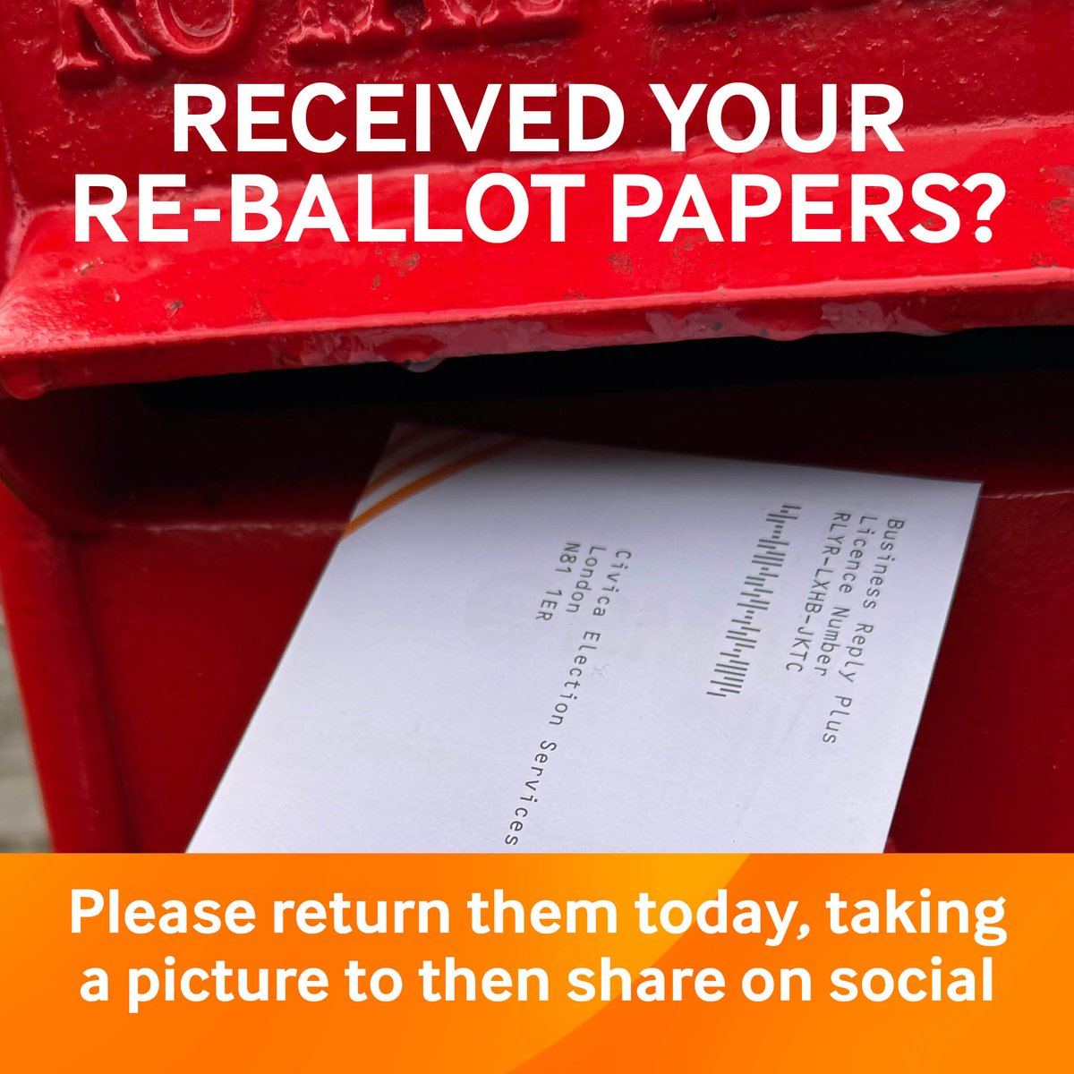 If you haven't voted in the consultant’s re-ballot for industrial action yet then please do so soon. At least 50% turnout needed to win, so your vote really does count. Post your ballot back by 11 December. Not received a ballot? Request a new one 👇 forms.office.com/e/L7SdfS7AGt