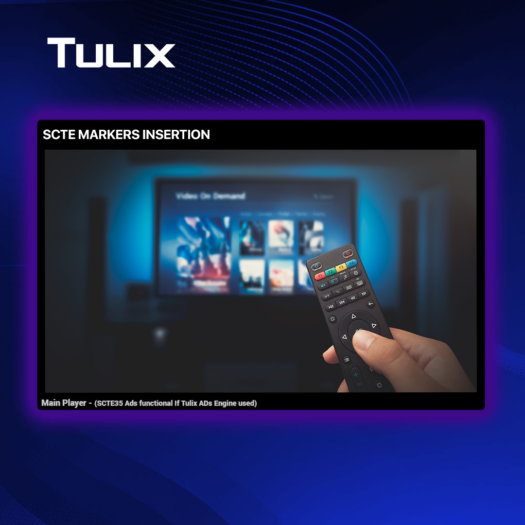 Tulix_'s tweet image. Did you know? From ad insertion to blackout, program substitution, and content identification, SCTE 35 markers play a crucial role in your viewing experience. Learn more about SCTE Insertion - zurl.co/E0Pl 
#VideoStreams #AdInsertion