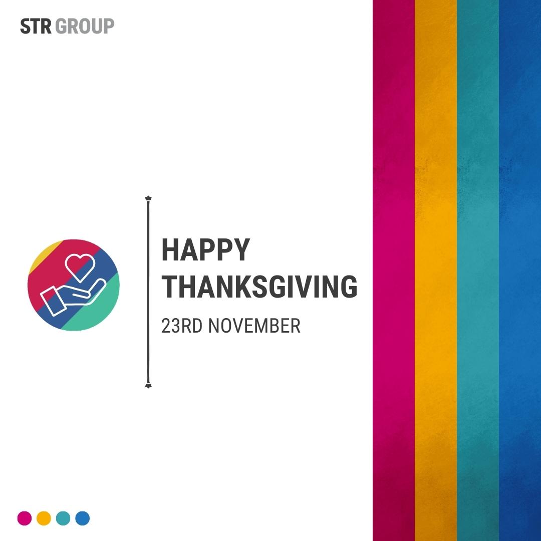 🍁 Happy Thanksgiving from the STR Group!
 
We hope you're celebrating this day with friends and family, enjoying delicious food!

#thanksgiving #celebrate #US #recruitment