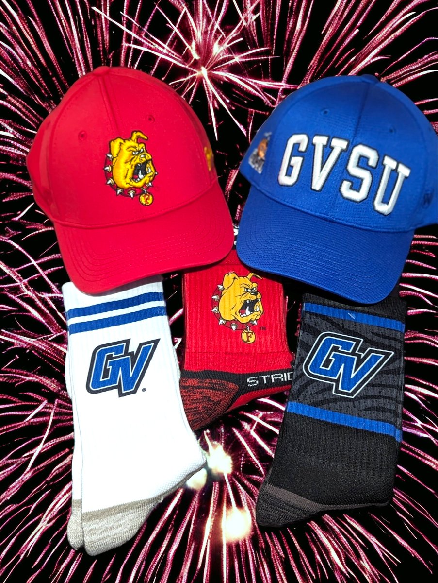 CarrotStickShop's tweet photo. I know this game already happened, and congrats and good luck to Grand Valley as they move on in the playoffs, but is this becoming the most relevant in-state rivalry in Michigan?
#divisiontwofootball #ferrisstate #GVSU #football #socks #hats #instaterivalry #rivalry #playoffs https://t.co/nrjq7SITve