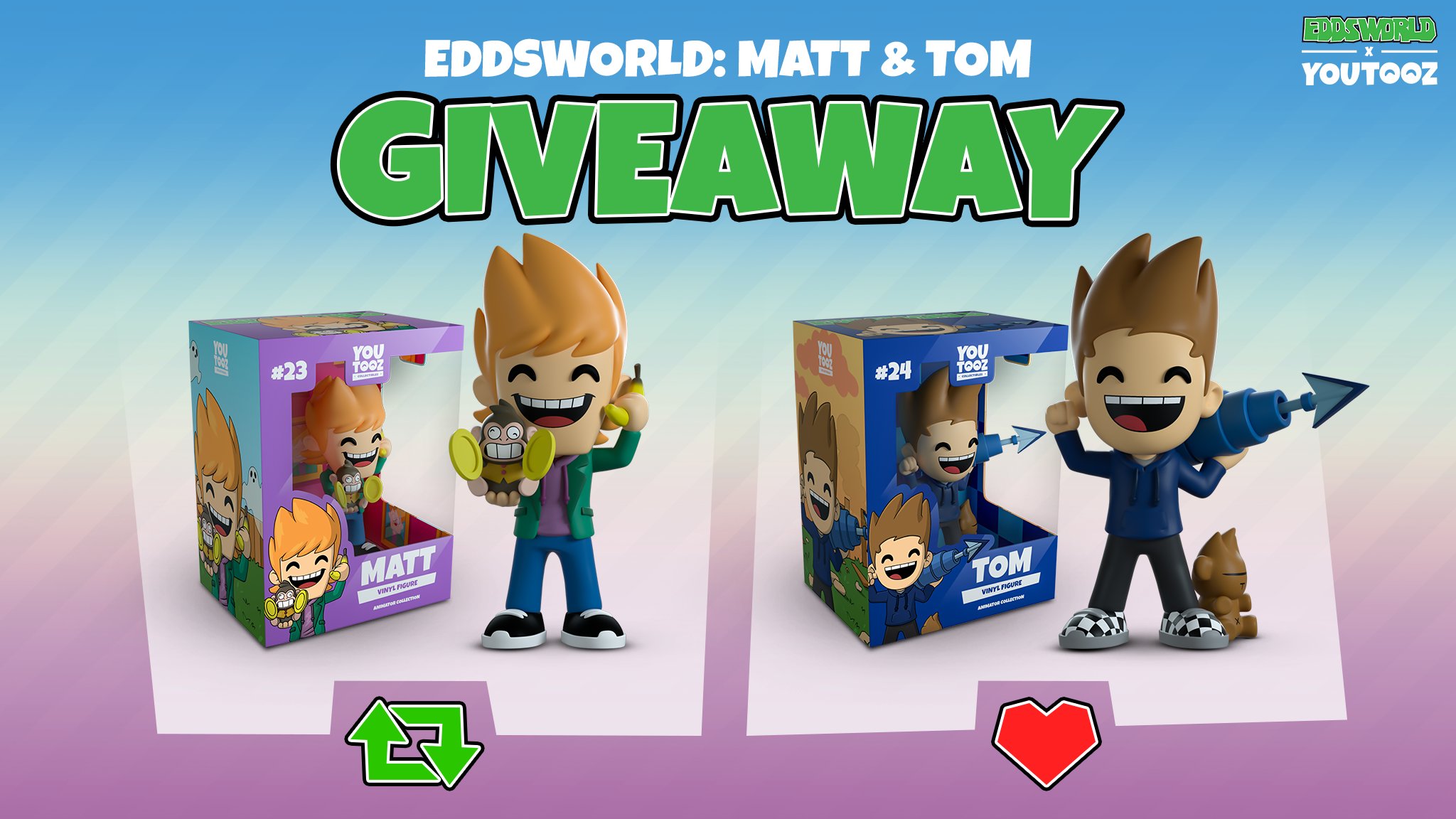 Eddsworld x Youtooz - Matt and Tom 