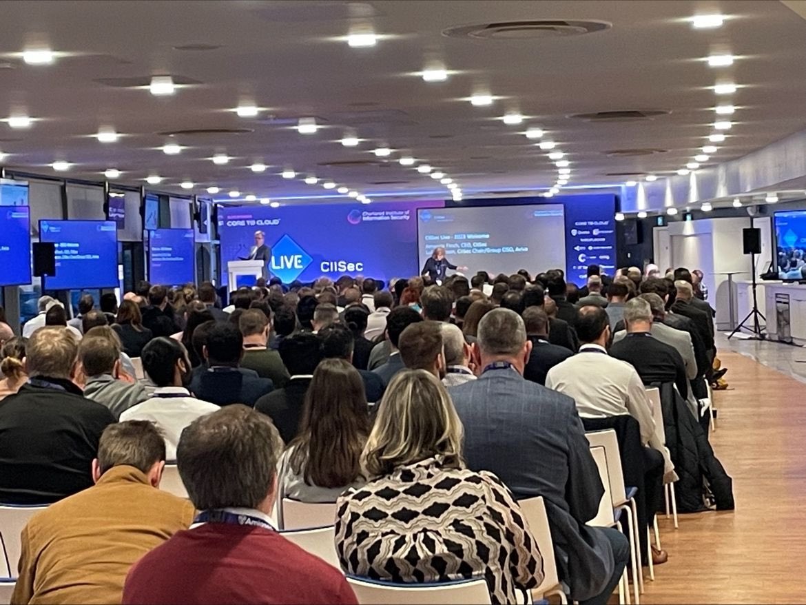 Stods21's tweet image. It was an honour to host #CIISecLive2023.  I didn’t swear, I remembered all names/job titles and battled through a major bout of feeling rough.  A great event.  Roll on #CIISecLive2024.