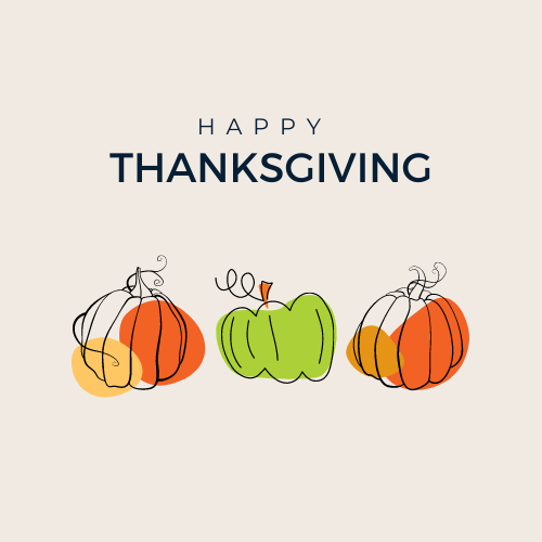 MasterCPE's tweet photo. It's the day of giving thanks! Wishing you and your families a wonderful Thanksgiving holiday. 🦃 https://t.co/p7Ab1qwVdt