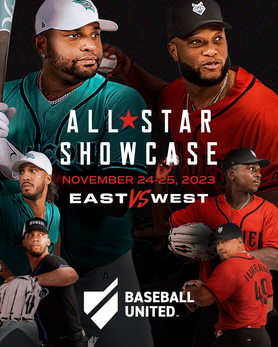 Baseball United (@baseballunited) on Twitter photo TOMORROW! Opening Night!
The stars align! Watch professional baseball for the first time EVER in the UAE at <a href="/DubaiStadium/">Dubai International Stadium</a> for the <a href="/BaseballUnited/">Baseball United</a> All-Star Showcase ⭐️🇦🇪
Tickets to this HISTORICAL event are still available, but very limited.
baseballunited.com/tickets 🎟️ TOMORROW! Opening Night!
The stars align! Watch professional baseball for the first time EVER in the UAE at <a href="/DubaiStadium/">Dubai International Stadium</a> for the <a href="/BaseballUnited/">Baseball United</a> All-Star Showcase ⭐️🇦🇪
Tickets to this HISTORICAL event are still available, but very limited.
baseballunited.com/tickets 🎟️