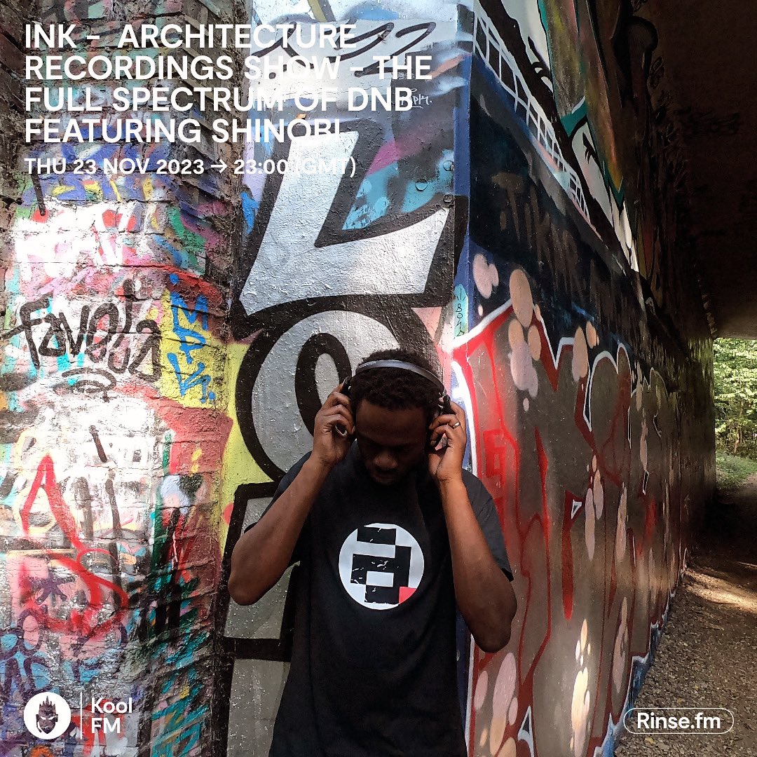 DJINKARX's tweet image. DnB?? @koolfmofficial tune in tonight for the full spectrum of drum and bass sound 🔊23:00 UK with a special guest mix from Architecture Recordings artist @DjshinobiUK 🥷🏿
