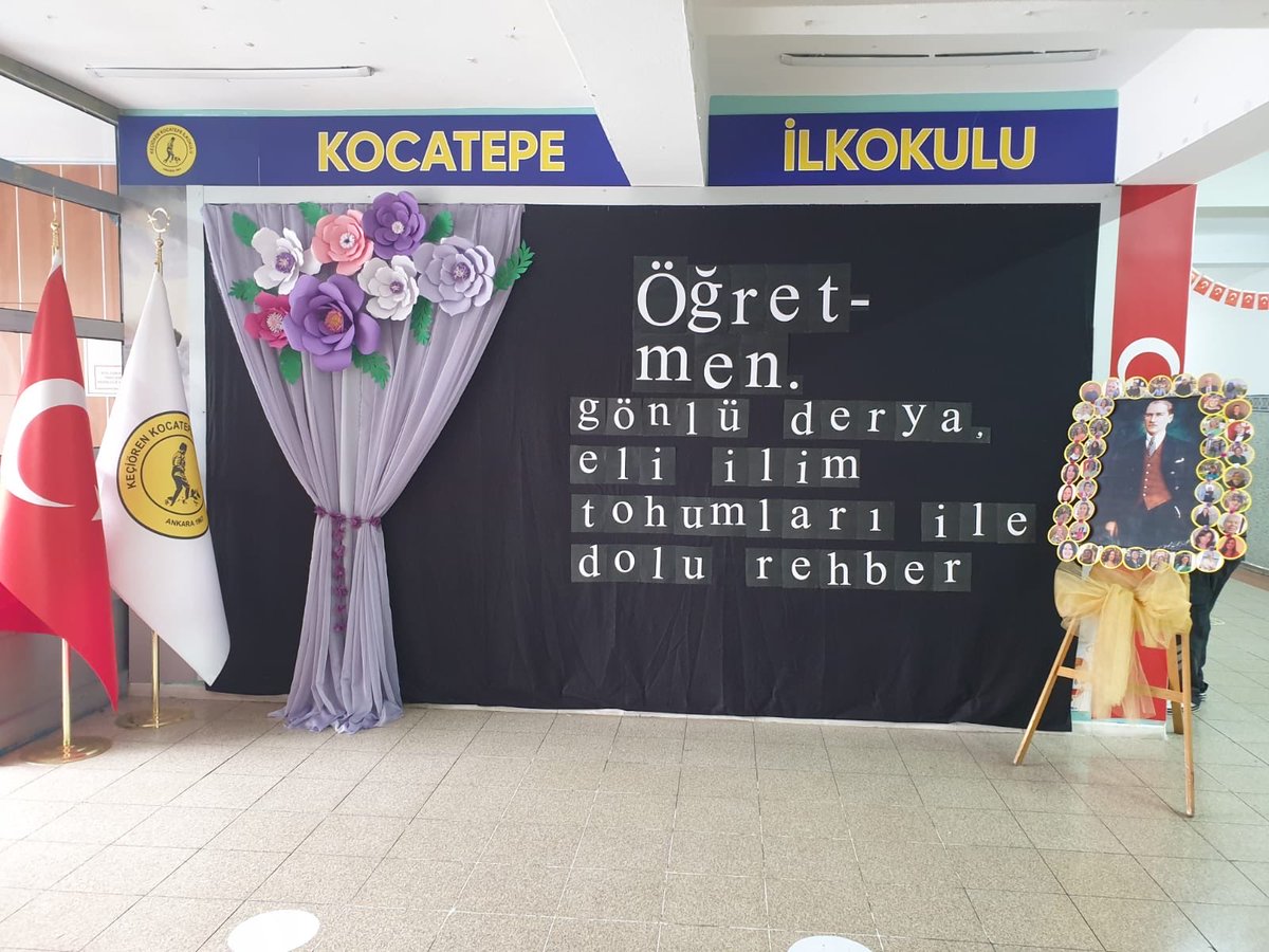 ilkokulkocatepe's tweet photo. Öğretmenlerimizin ellerine sağlık.İyi ki varsınız.💐🙏💯🇹🇷 #BaşöğretmenimizAtatürk #Öğretmenlergünü #24kasım 💐💐💐💯🇹🇷@MemAnkara @kocakysr ⁦@KeciorenMEM⁩ https://t.co/0WEivJeCkE