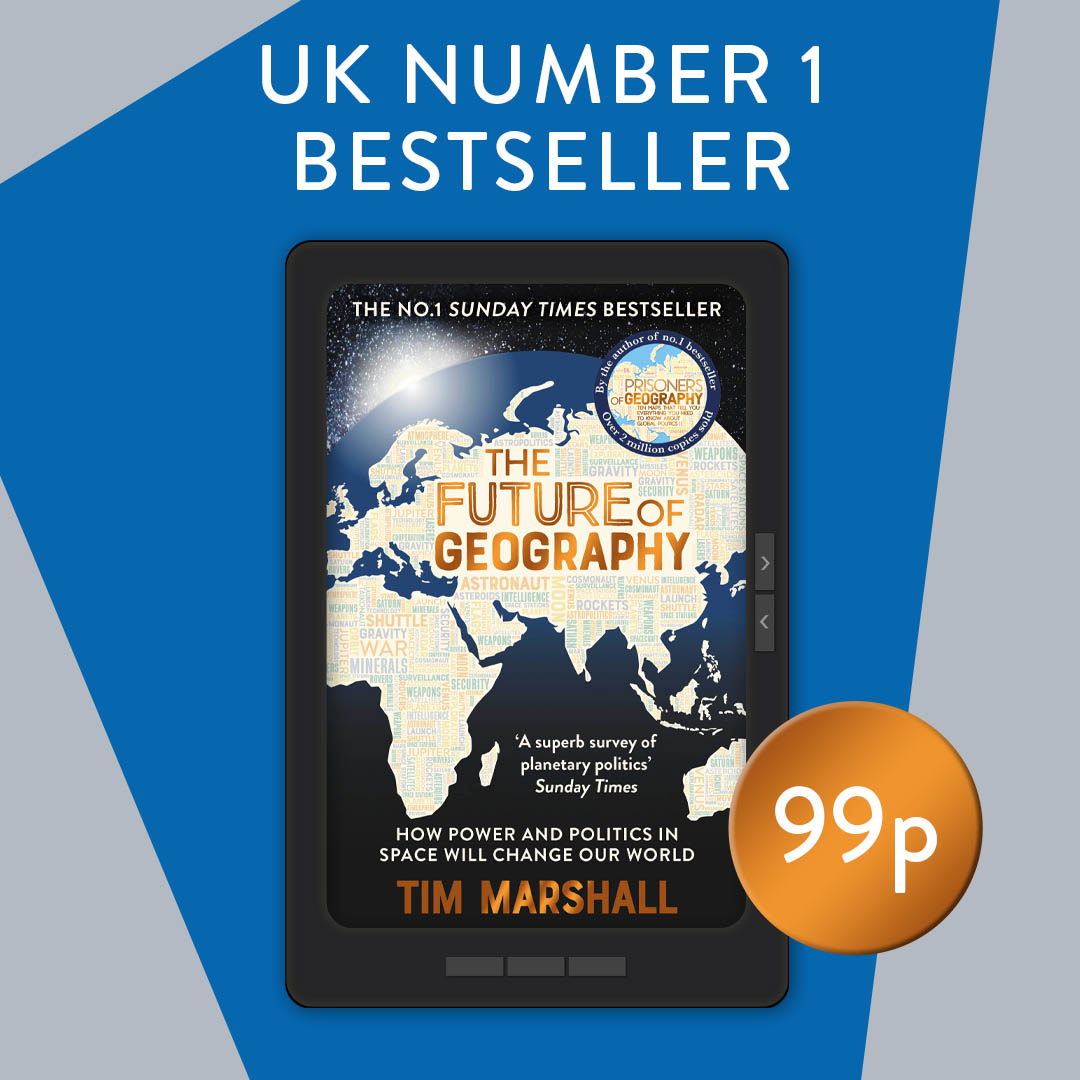 The Future of Geography by Tim Marshall @itwitius is available for just 99p in ebook today! Don't miss out! #KindleDailyDeal bit.ly/3uvHszJ #TheFutureOfGeography #geopolitics #space #astropolitics #ebook #EbookDeal