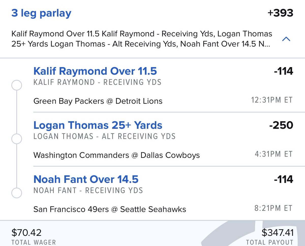 BBOSportsBets's tweet photo. Couple more bangers for y’all! 

🏈🏈🏈 https://t.co/nBoLiukRGR