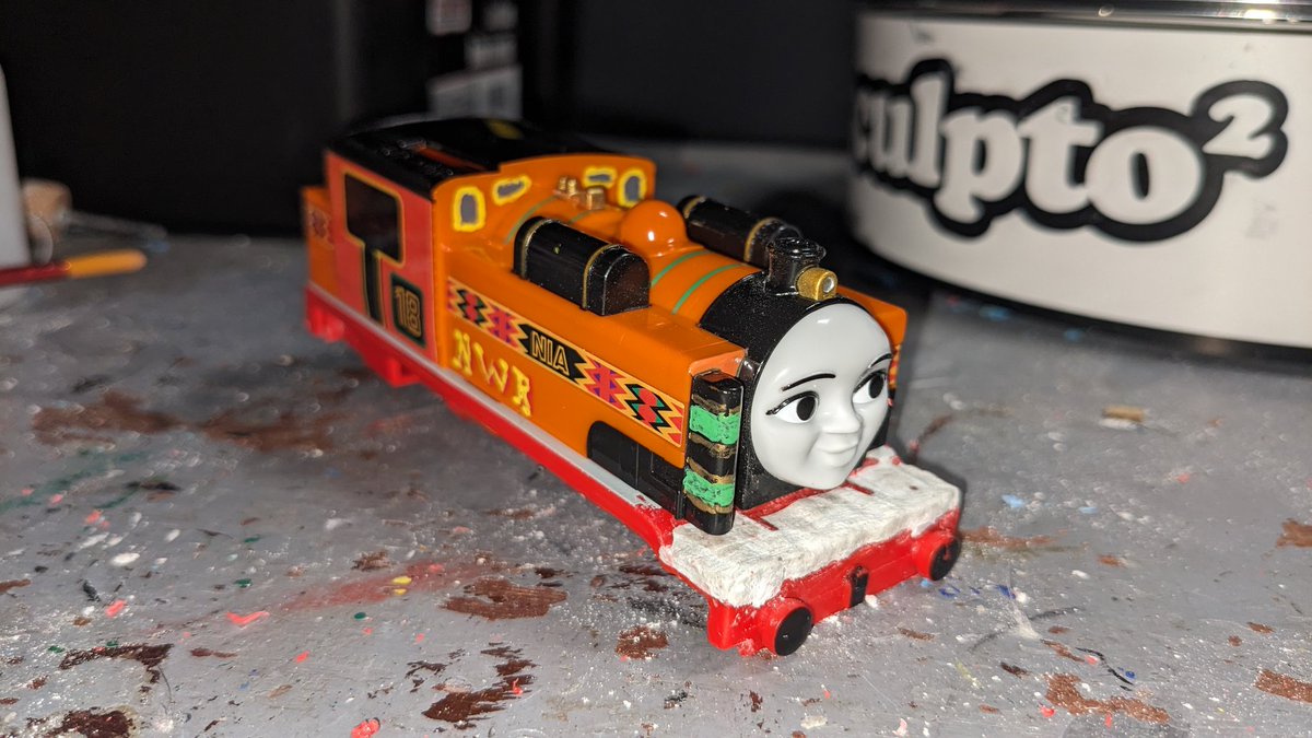 TB90ProdNew's tweet photo. Made some adjustments to Nia to make her look better. I will start painting the chassis soon.
#thomas #thomasandfriends #plarail
#プラレー #プラレール #プラレールトーマス #tomy #tomythomas #plarailthomasandfriends #plarailthomascustom #plarailthomascustoms https://t.co/YMyI9VpmsU