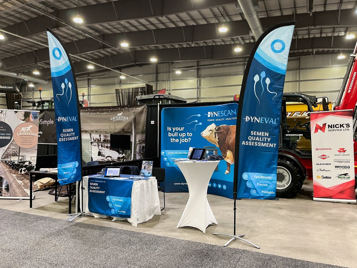 dyneval's tweet photo. The #CWA is an excellent opportunity to meet with beef Canadian producers and show them how they can improve fertility outcomes using the Dynescan semen analyser.

Until Friday, you can visit BOOTH 764 in the AffinityPlex Building and learn more about the #Dynescan!

#Dyneval https://t.co/osaLnR4U4r