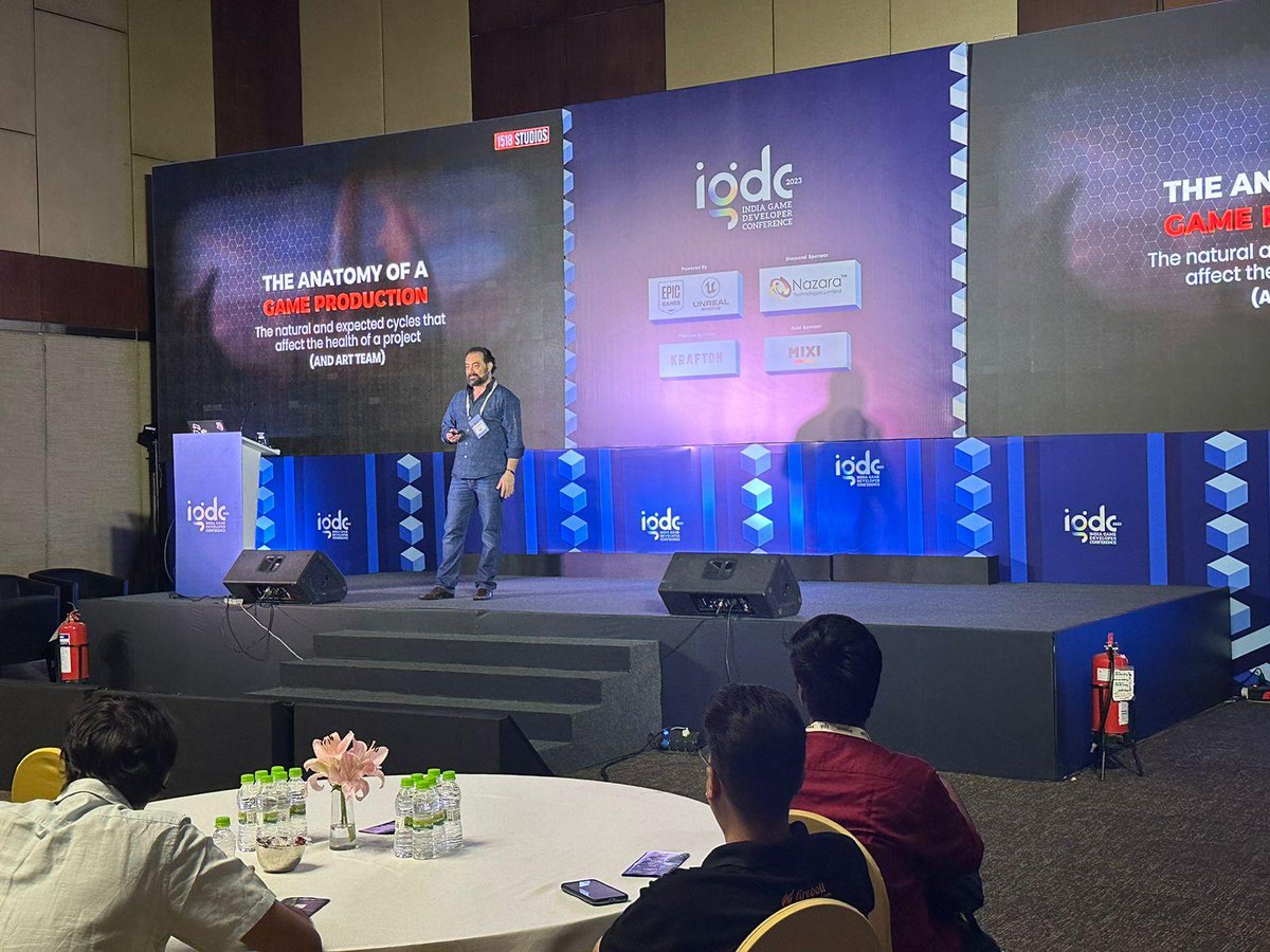 1518_Studios's tweet image. Throwback to #IGDC!

We are proud to have been represented on stage earlier this month, with our Global Art Director, Arturo, and our VP of Product, Ravi, both delivering insightful talks &amp;amp; panel contributions about #GameProduction &amp;amp; #WorkForHire, respectively.

#TBT #IGDC23