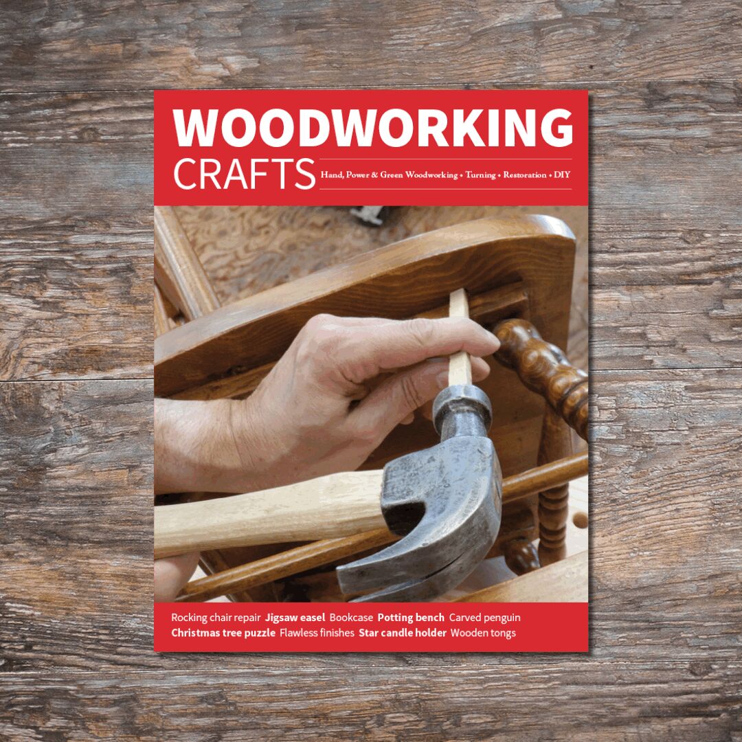 Woodworking Crafts issue 84 is out now! In Projects, Mitch Peacock makes a tilting easel for jigsaw puzzles; Rick Rich repairs a child’s rocking chair; and Richard Findley turns a star-shaped tealight holder. 📍Rick Rich #woodworkingcrafts