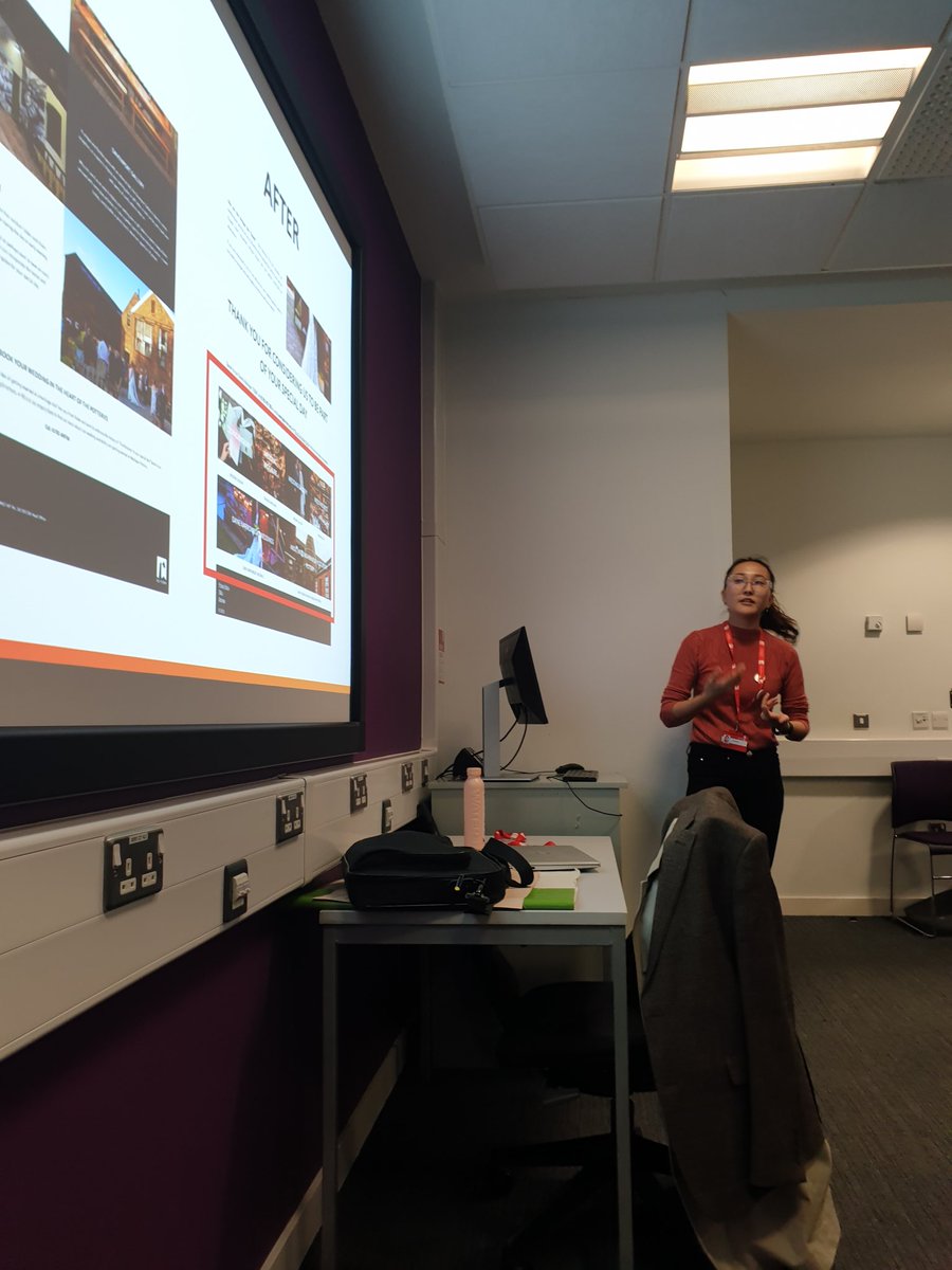 mikeyarmitage_'s tweet photo. Two fantastic presentations on #workplacements for the #MSc #digitalmarketing management students from Tselmeg Bat-Erdene and Motasim Ali. @BusinessStaffs @ProfJonFairburn @Craigholdcroft https://t.co/BF1k2FSnls