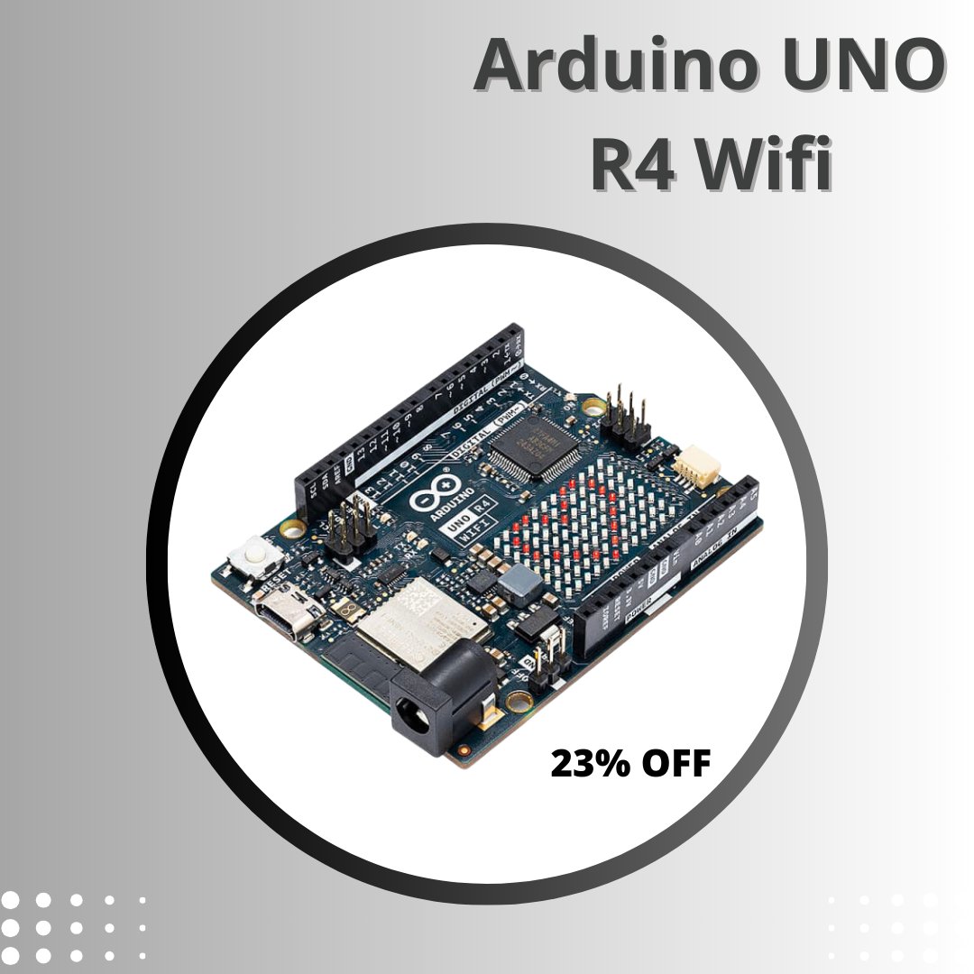 *On Sale* Easily create loT projects and connect to the internet with this UNO R4 wifi board.
tinyurl.com/3mkp3j94
#uno #arduino #ra4m1 #renesas #esp32s3mini #thursdayvibes