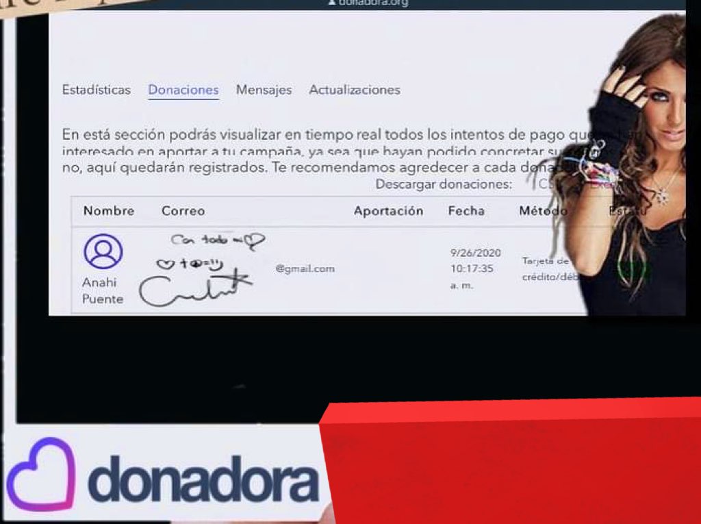Una de las cosas más importantes de esta gira <a href="/soyrebeldetour/">RBD</a> es poder intentar AGRADECERTE x tu ayuda y donación <a href="/Anahi/">Anahi</a> con la que logré mi operación de oídos.👂 
🗣️ Necesito decirte: GRACIAS A TI HOY PUEDO OÍRTE CANTAR 🥺 Gracias a tu ayuda, a tu enorme corazón puedo escuchar💖