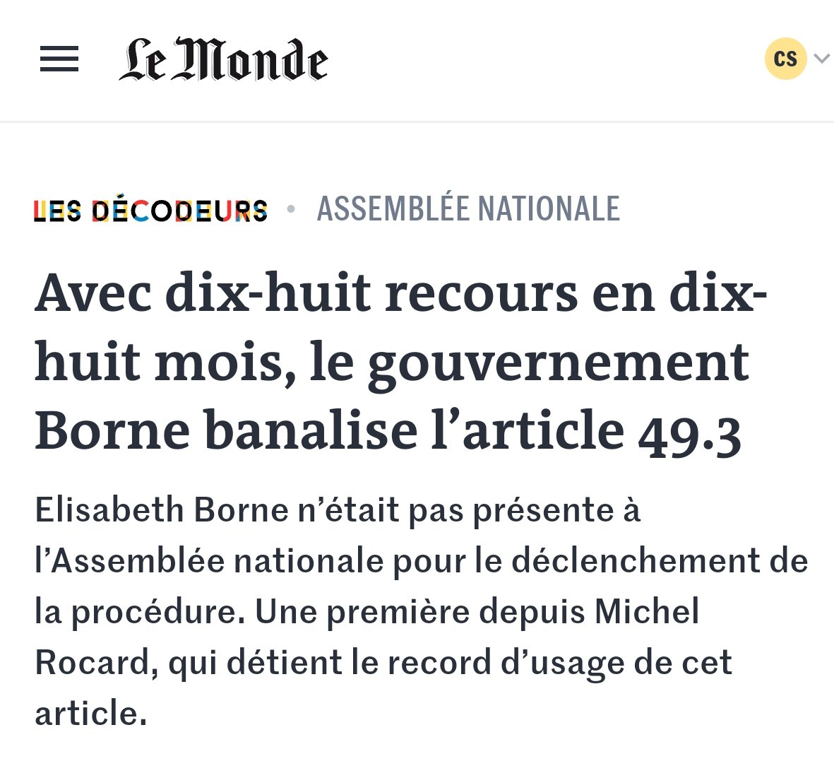 Est-ce qu'on se rend bien compte que le Parlement ne vote plus le budget dans ce pays ?