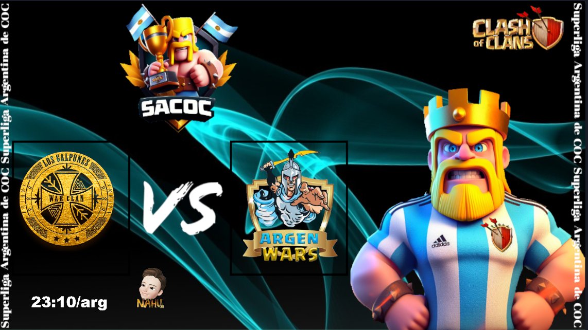 hoy hay guerra de SUPER LIGA ARGENTINA 

EL GALPON VS ARGEN WARS

23:10🇦🇷

VENITE
youtube.com/@NAHUtm