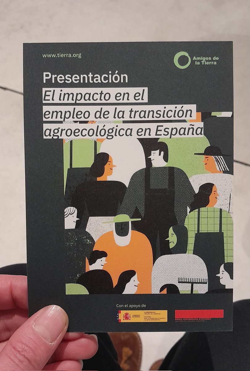 La transicion agroecológica generaría más de 1 millón de empleos en España.
Es posible revertir la concentración de tierra y poder! 
Lean nuestro informe ;) 
Gracias <a href="/La_COAG/">COAG</a> <a href="/JornalerasL/">Jornaleras de Huelva en Lucha</a> <a href="/Reas_Red/">Reas_Red</a> por acompañarnos hoy