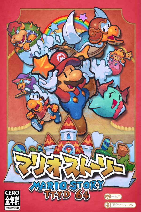bossbuzz64's tweet photo. #PaperMario illustration i recently worked on. https://t.co/CJBF95EGNs