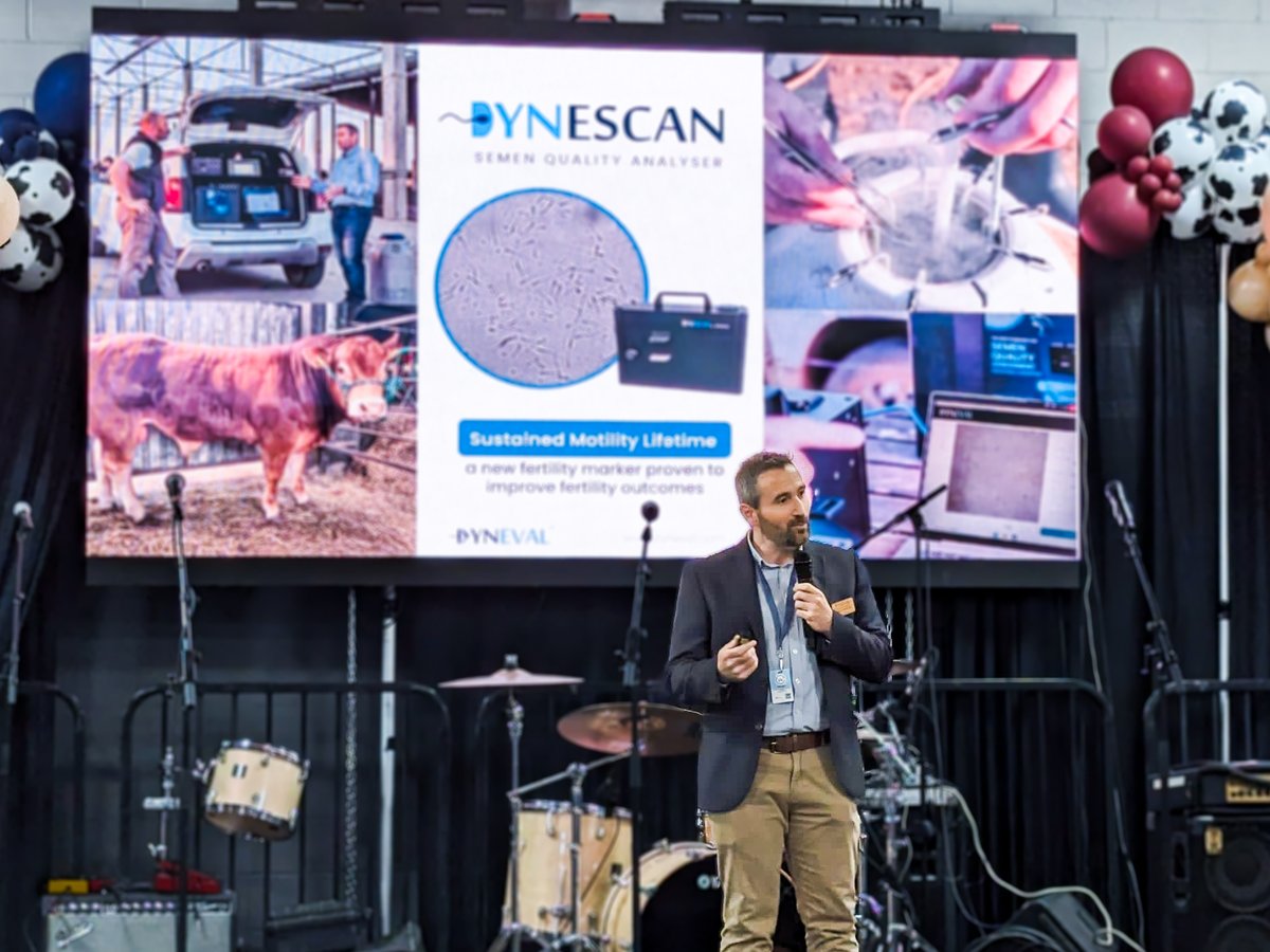 <a href="/dyneval/">Dyneval Ltd</a> has a busy schedule at the #CWA. Yesterday, Dr Martinez took part in the Canadian Animal AgTech #Awards judging session with six other Canadian and international companies that have also developed innovative technologies to address challenges in the livestock sector.