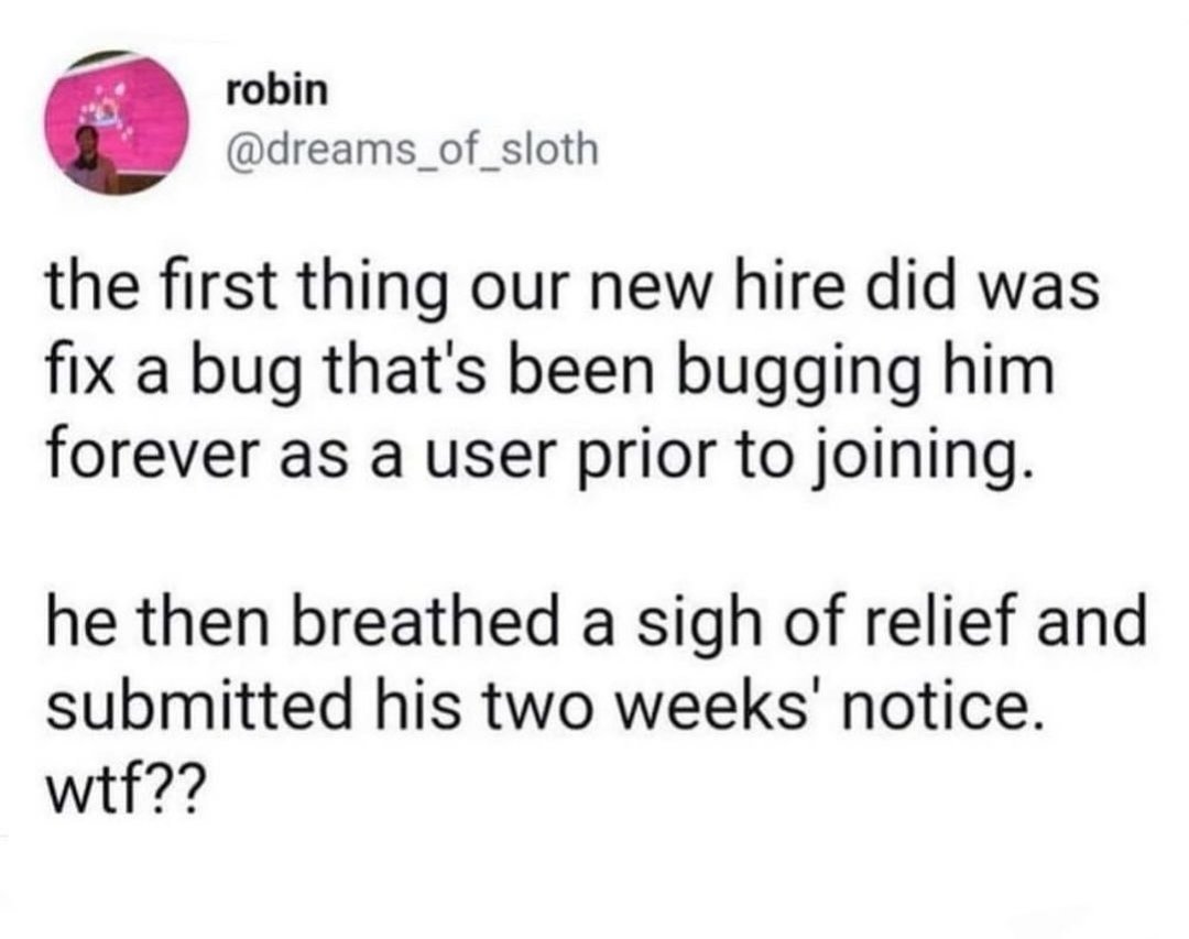 colinhoad's tweet image. Dev to the core