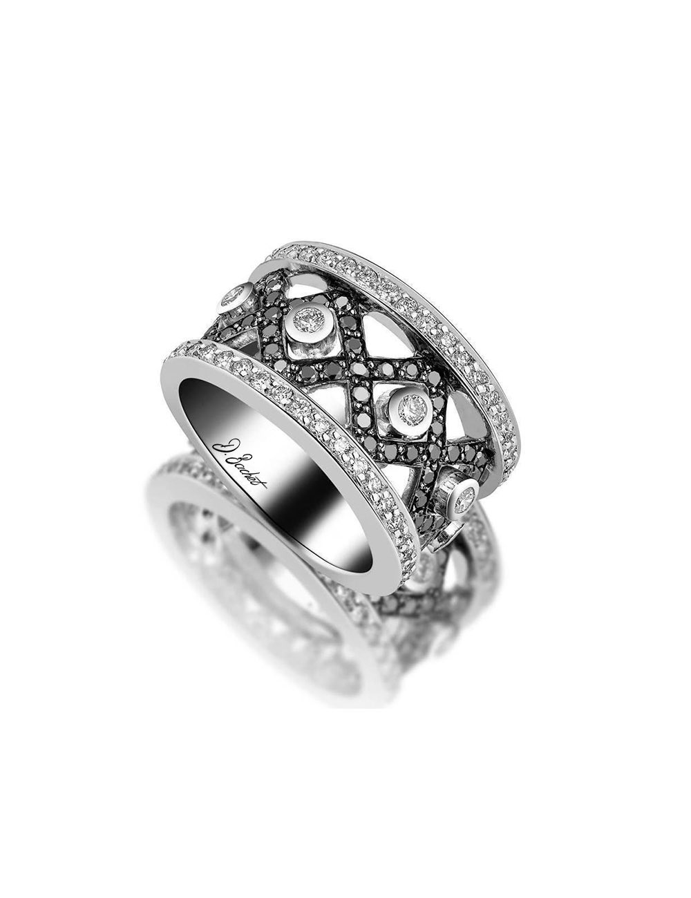 Élégance du Bracelet Scroll in Love en Diamants - D.Bachet Joaillier