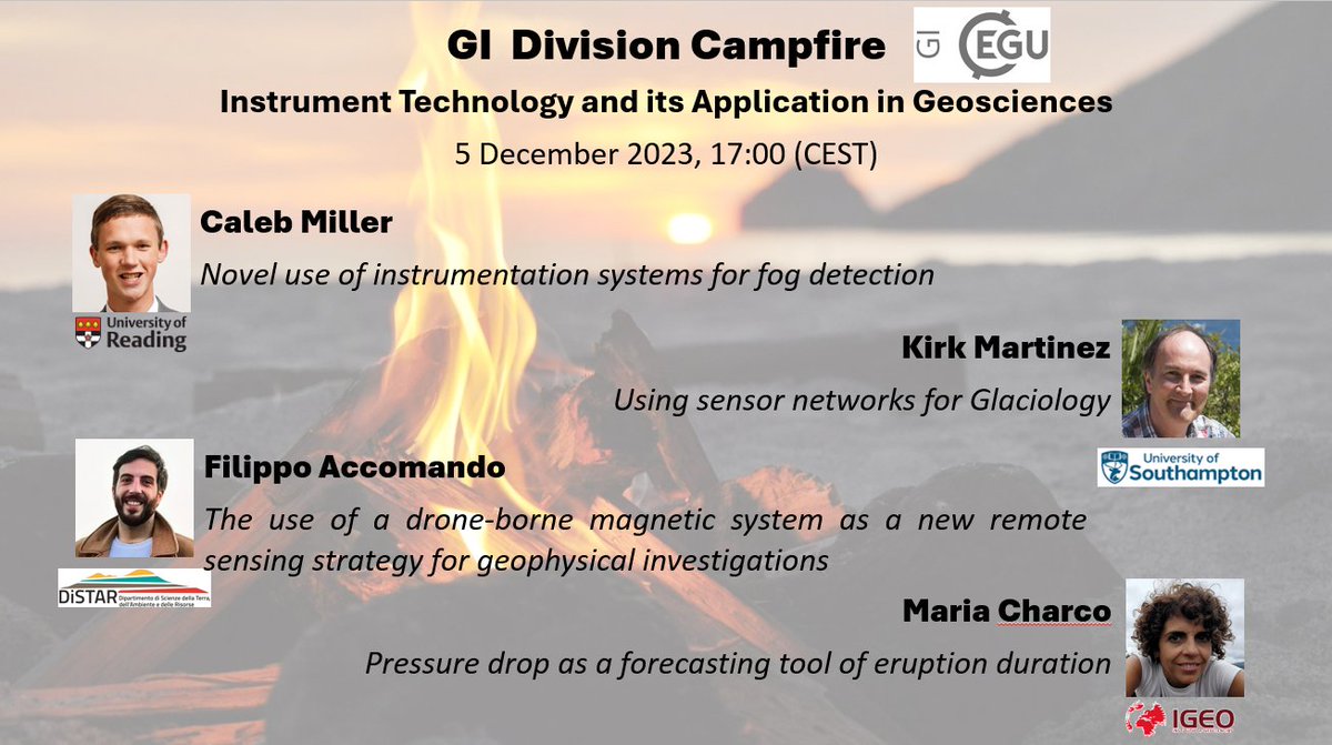 Join us for this free online event from EGU's Geoscience Instrumentation and Data Systems division. In this event, four experts in various areas of geosciences will talk about their research and the use of technology in them.
egu.eu/webinars/144/g…