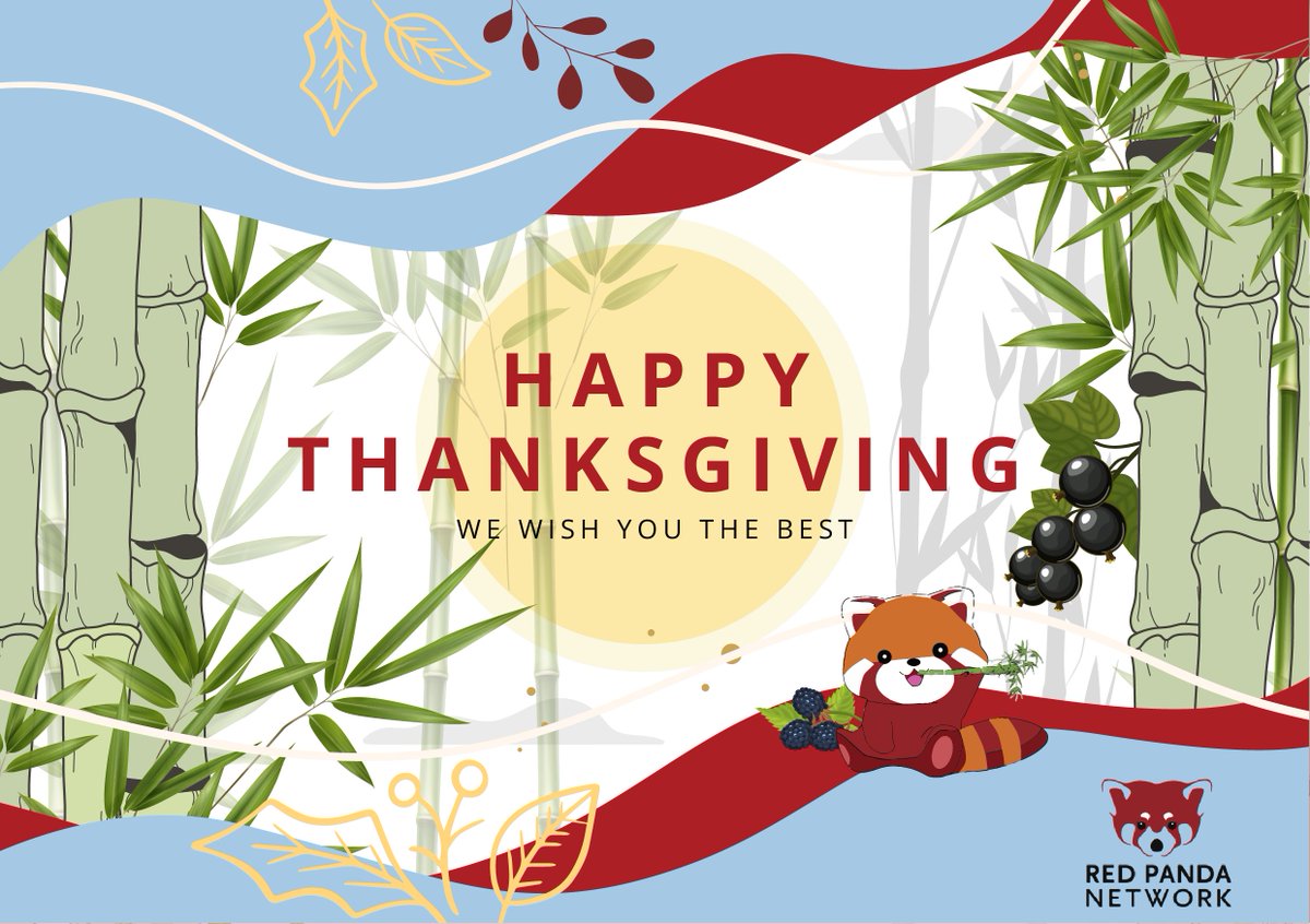 RedPandaNetwork's tweet photo. We are #thankful for your support and commitment to preserving this endangered species. 🐾

#grateful #thanksgiving #redpanda #conservation #savetheredpanda #redpandaconservation #plantaredpandahome #habitatrestoration https://t.co/v1kee9rYb1
