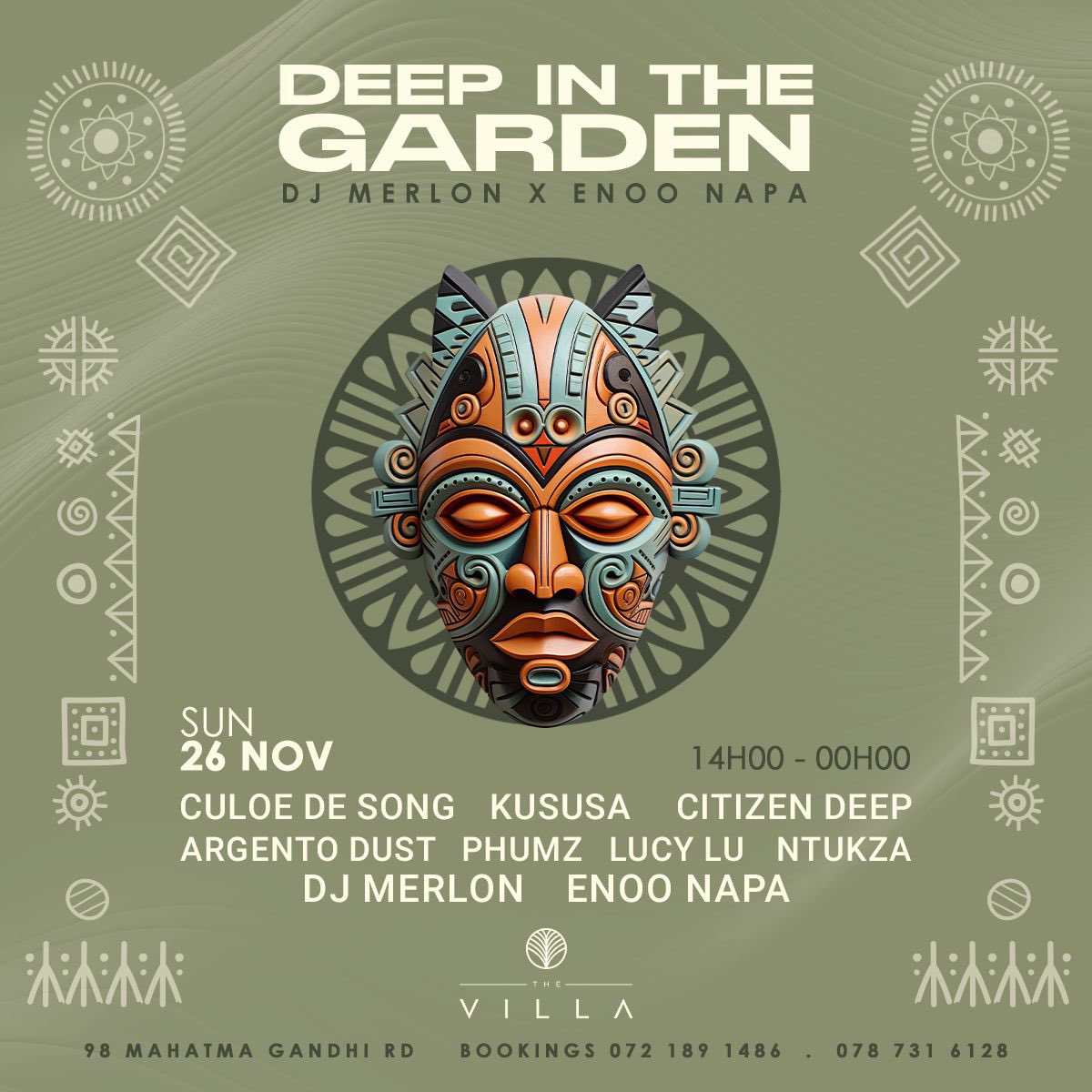 At DEEP IN THE GARDEN this coming Sunday, it’s gonna be a super Sunday 🔊🔊 #ElectronicMusic #DeepHouse