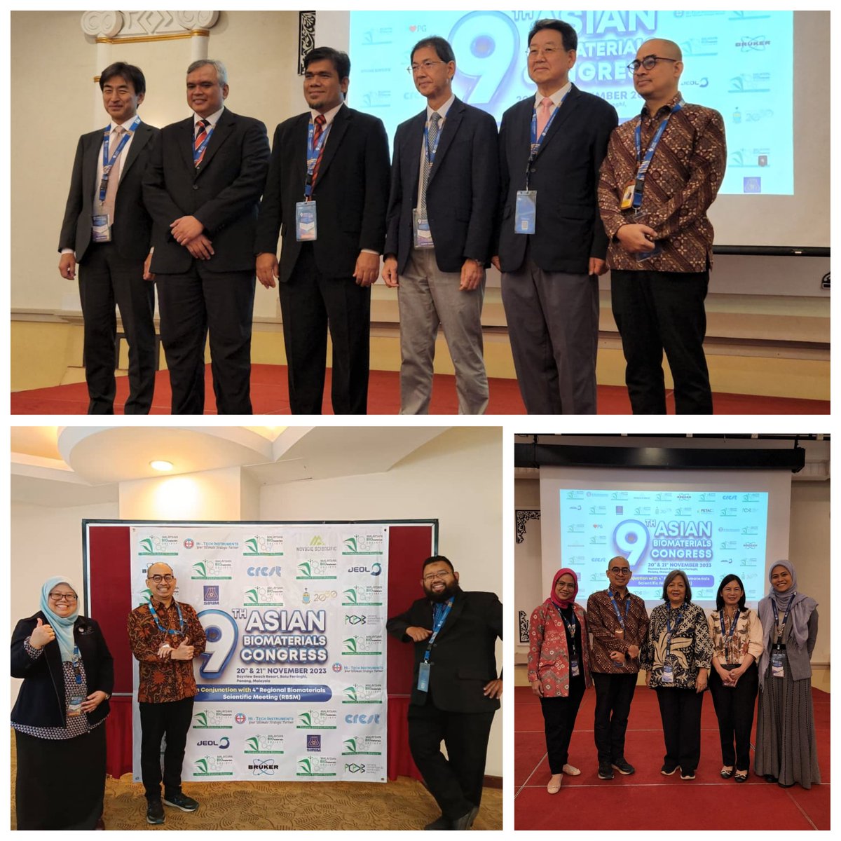 YWhulanza's tweet photo. Nice to be in Asian Biomaterial Conference 2023 at Penang. https://t.co/2jLpf0Q6sr