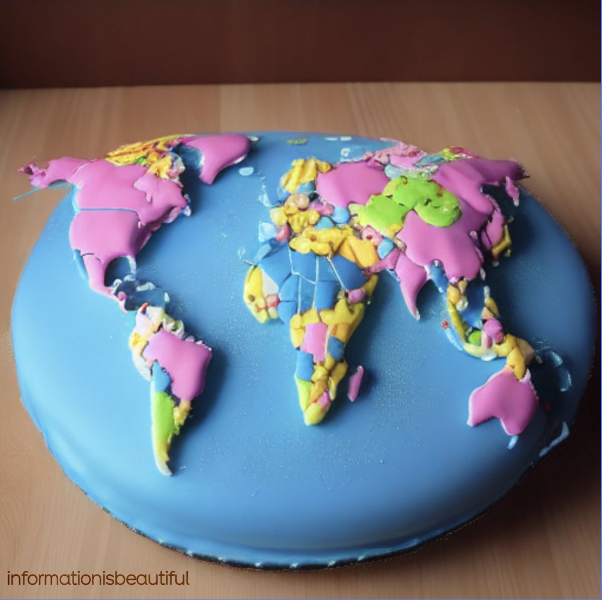 More #cakeaviz experiments. V. tricky encoding data points in icing. Delicious though 😋