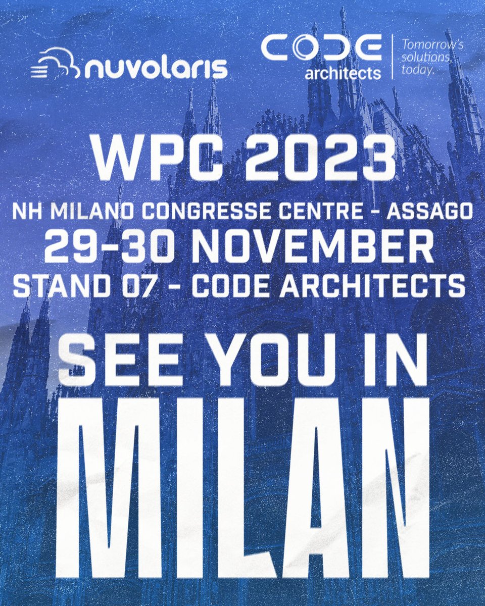 NuvolarisIO's tweet image. 📣 Nuvolaris will partecipate in WPC 2023 in Milan!

When it comes to innovation and technology we never shy away, so here we are, ready to talk about the future of serverless and the new scenarios outlined by GPT Apps!

See you in Milan! 👋

#WPC2023 #Nuvolaris #serverless