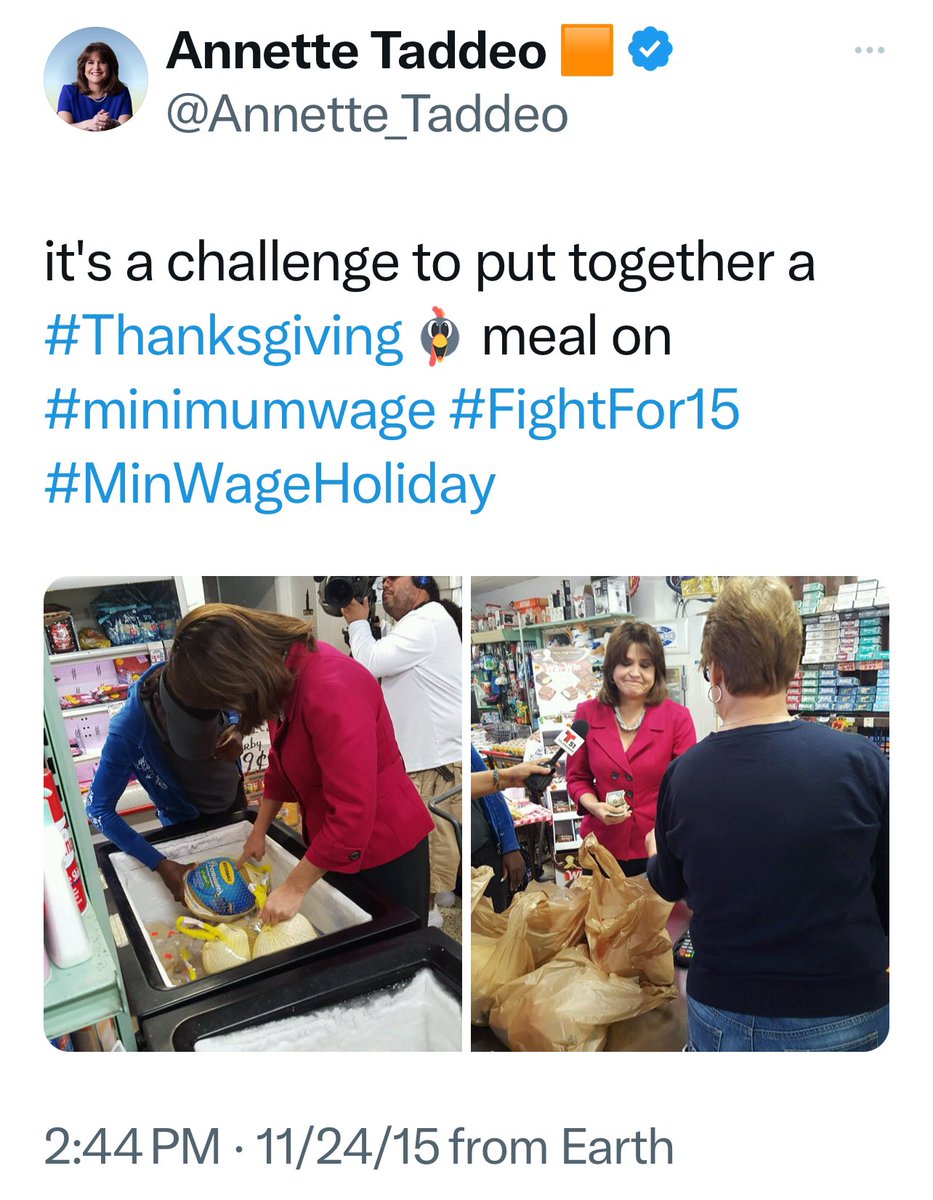 ThowbackThursday to Thanksgiving 2015 when I did the FightFor15 Challenge👇🏽 On this national day of Thanksgiving, we pause to reflect on the many blessings in our lives, large and small. Happy Thanksgiving 🦃