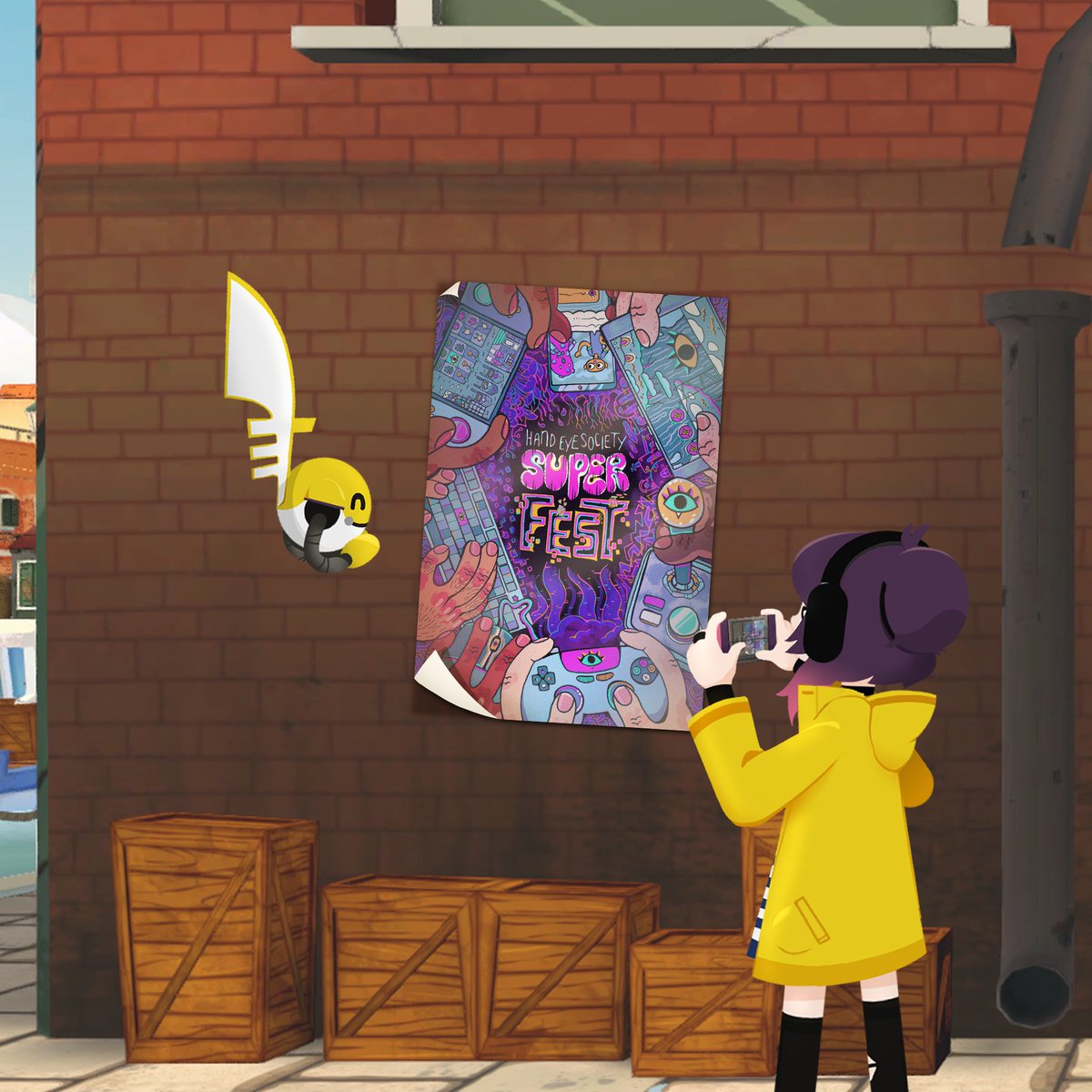 In the past days we've been part of the colorful Super FESTival organized by <a href="/HandEyeSociety/">Hand Eye Society</a> and it's a blast!  🔥

If you're into niche indie games you should TOTALLY check it out! It runs until November 26th ✨