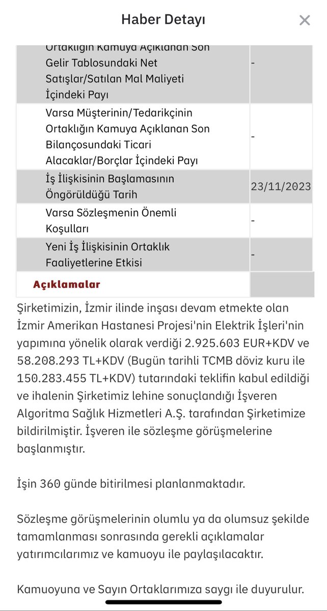 #ORGE Devam eden ve yeni başlayan projelerin realize olması halinde dolar bazlı ciro büyümesi çok tesadüf olmaz.